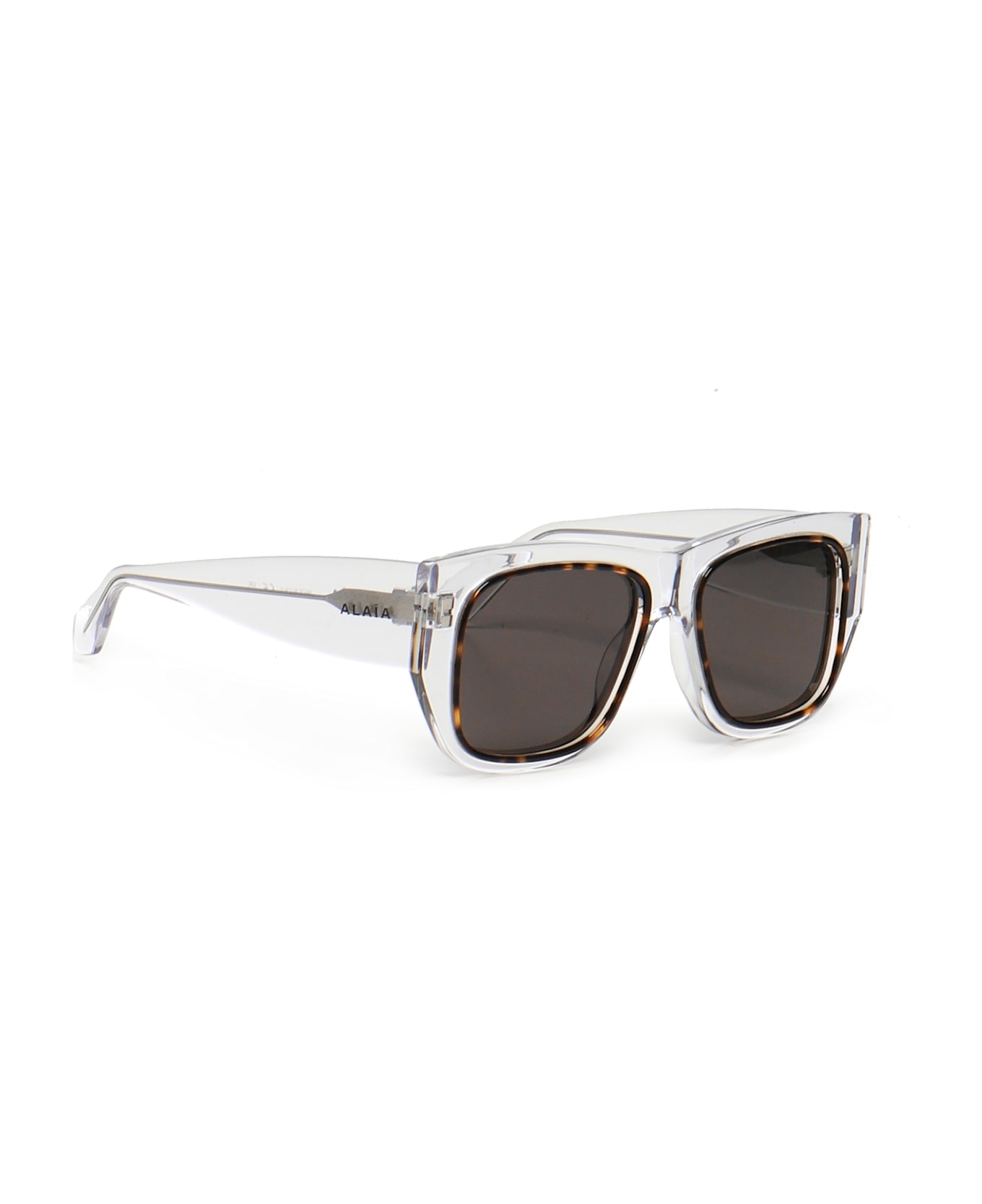 Alaia Mask Sunglasses - Cristal