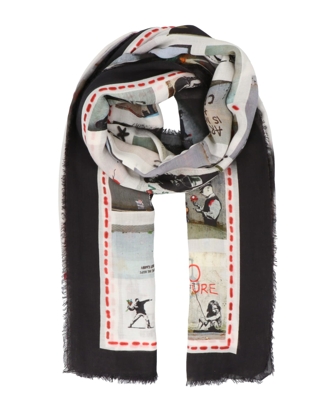 Faliero Sarti 'life Is Love' Scarf | italist