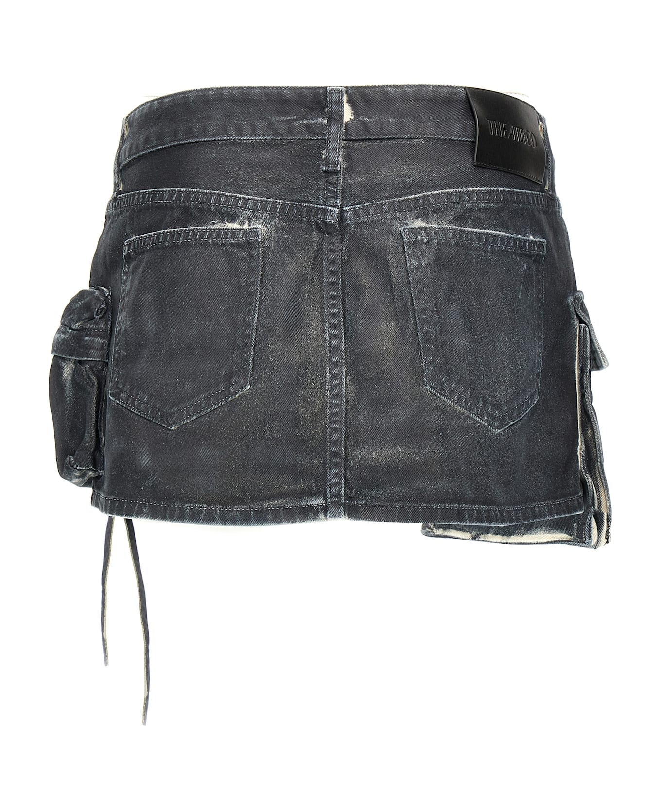 The Attico Cargo Mini Skirt - Blue