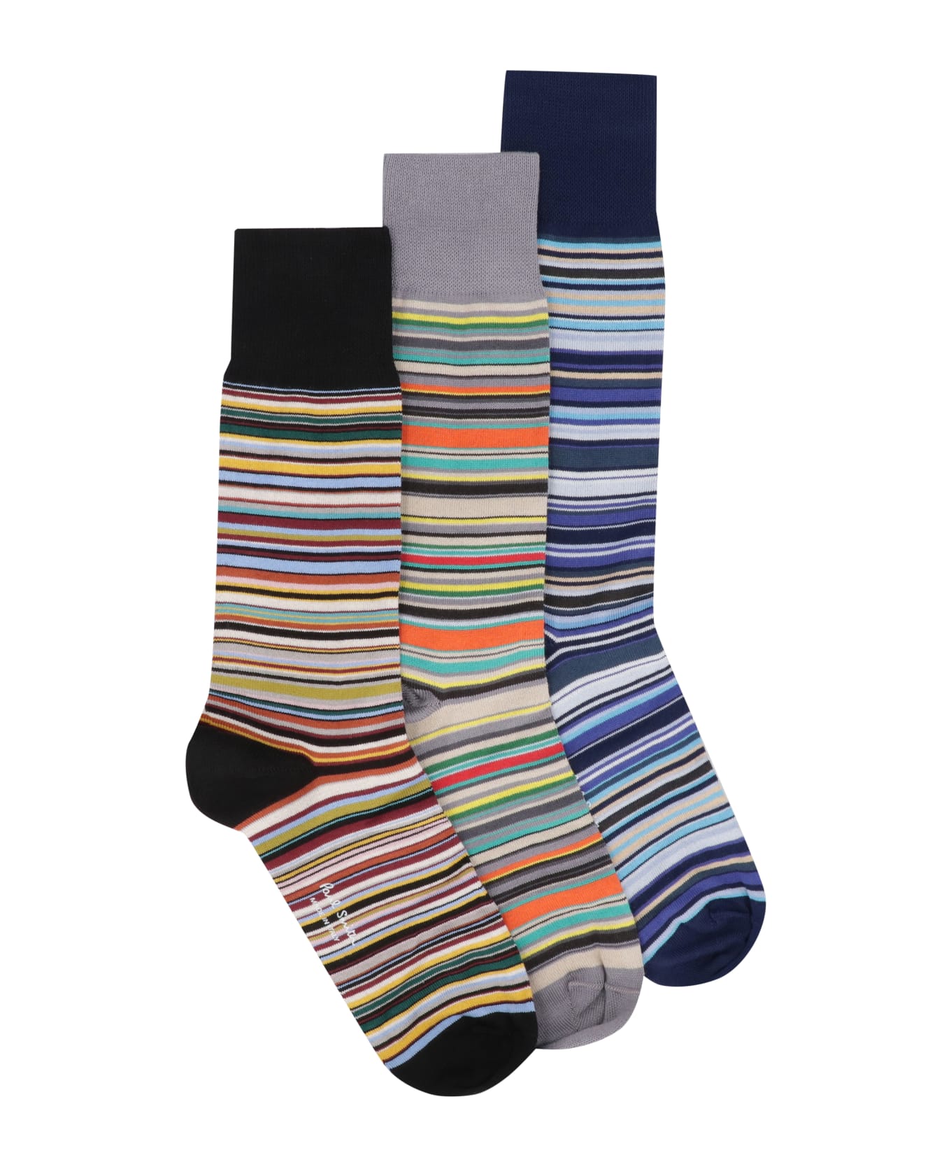 Paul Smith Set Of Three Socks - Multicolor