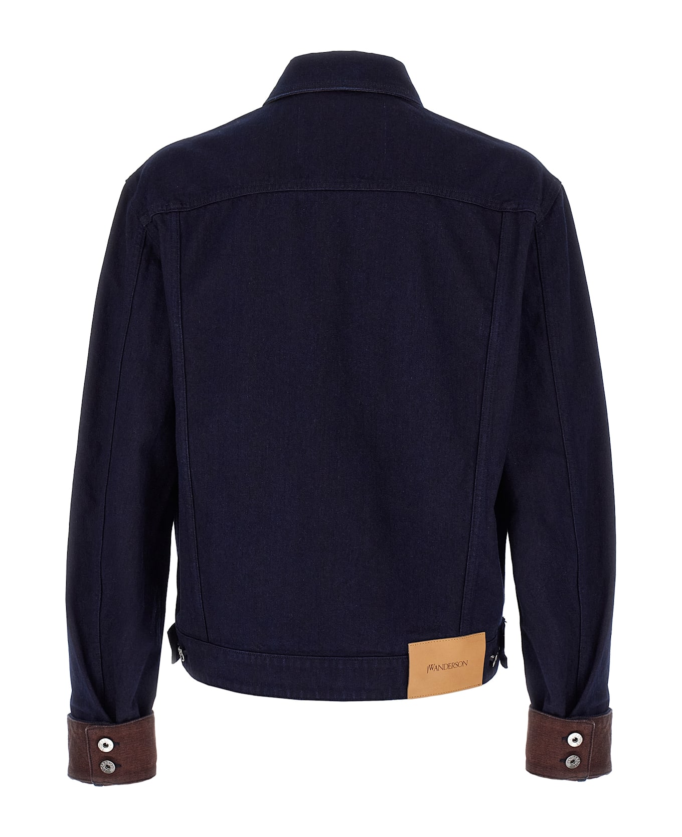J.W. Anderson 
turn Up Cuff
 Jacket - BLUE