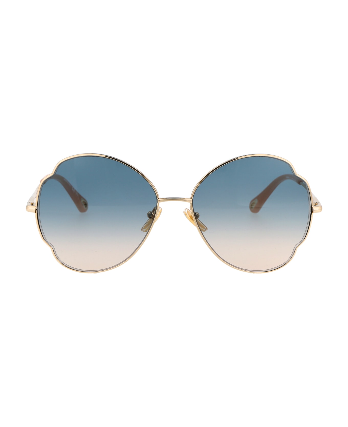 Chloé Eyewear Ch0093s Sunglasses - 003 GOLD GOLD GREEN サングラス