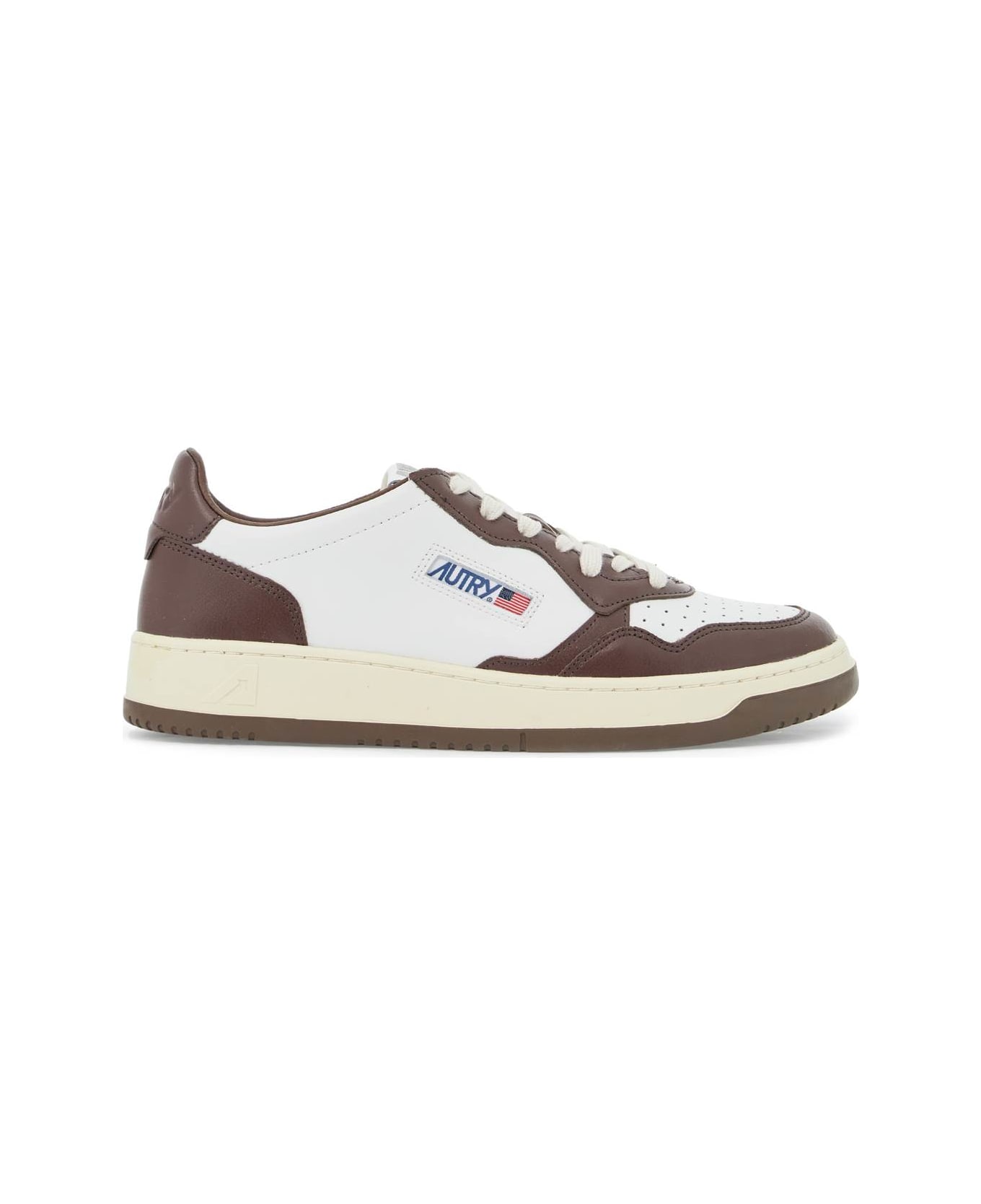 Autry Medalist Lace-up Trainers - WHT CHESTNUT (White)