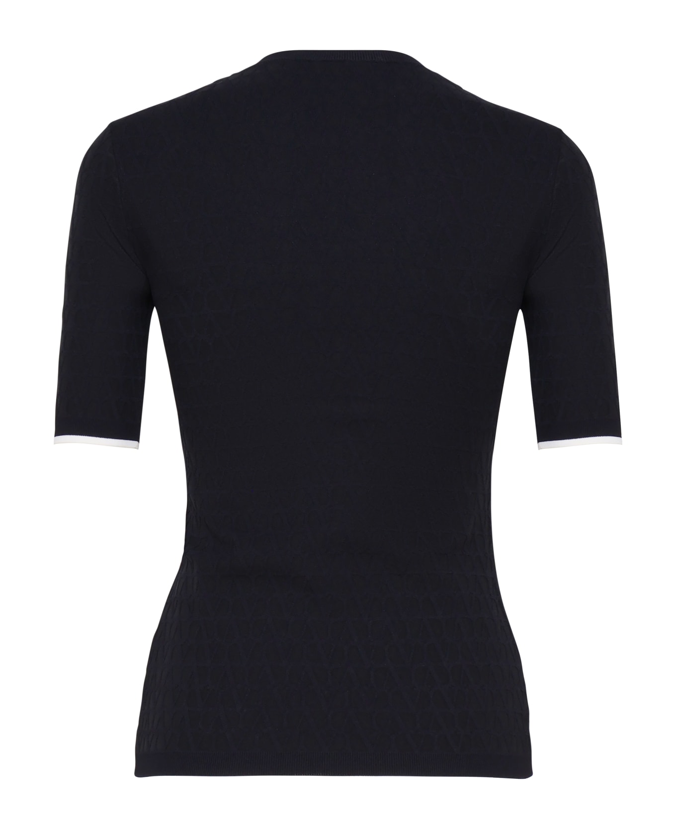 Valentino Garavani Fitted Elastic T-shirt - Blue