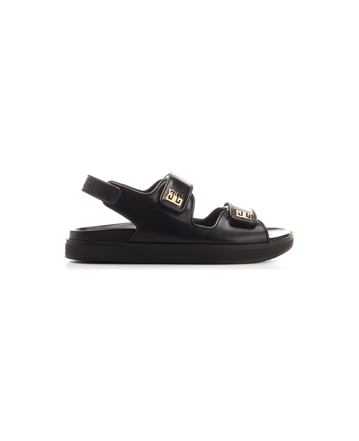 Givenchy 4g Leather Sandals - black