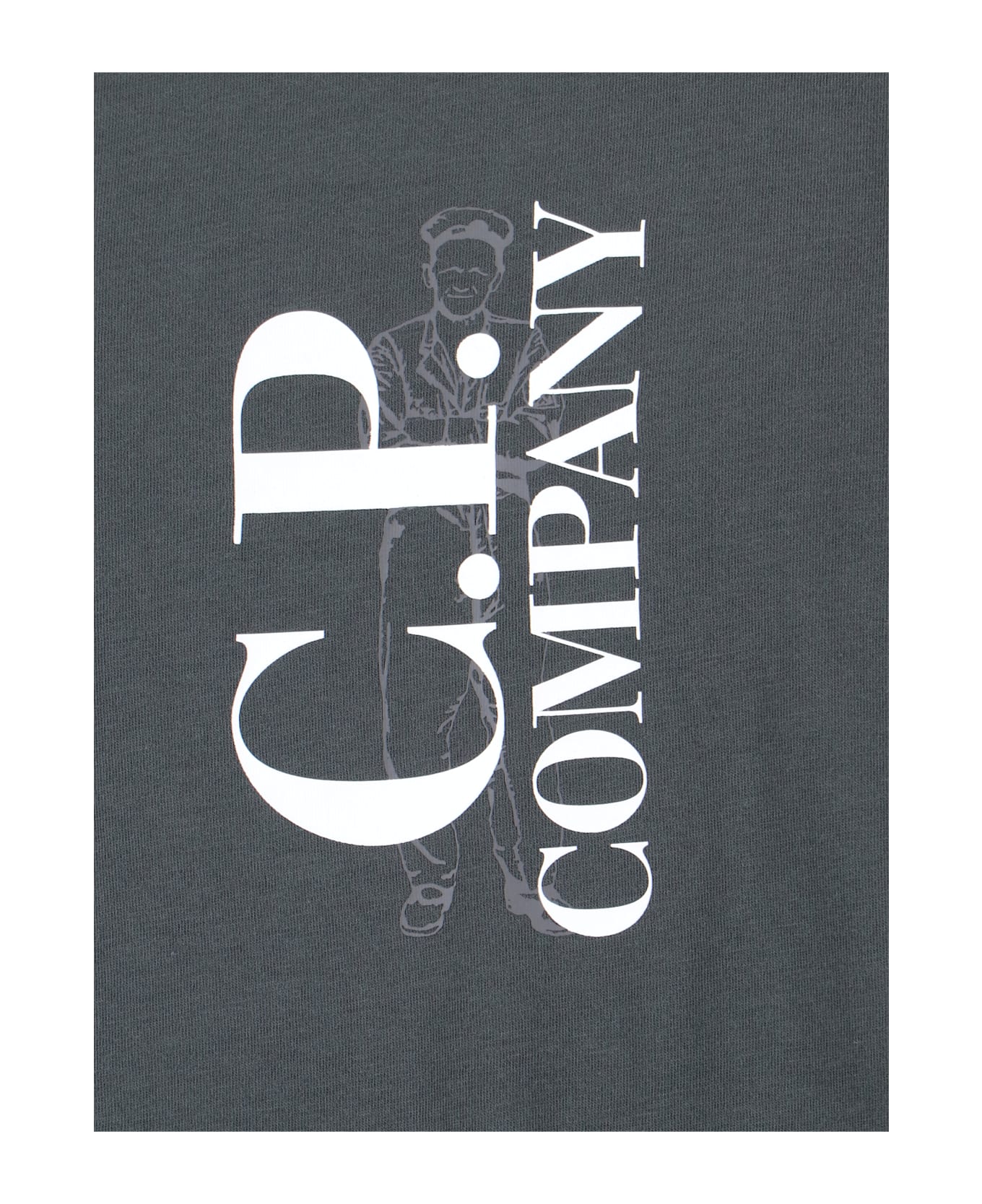 C.P. Company Logo T-shirt - Gray