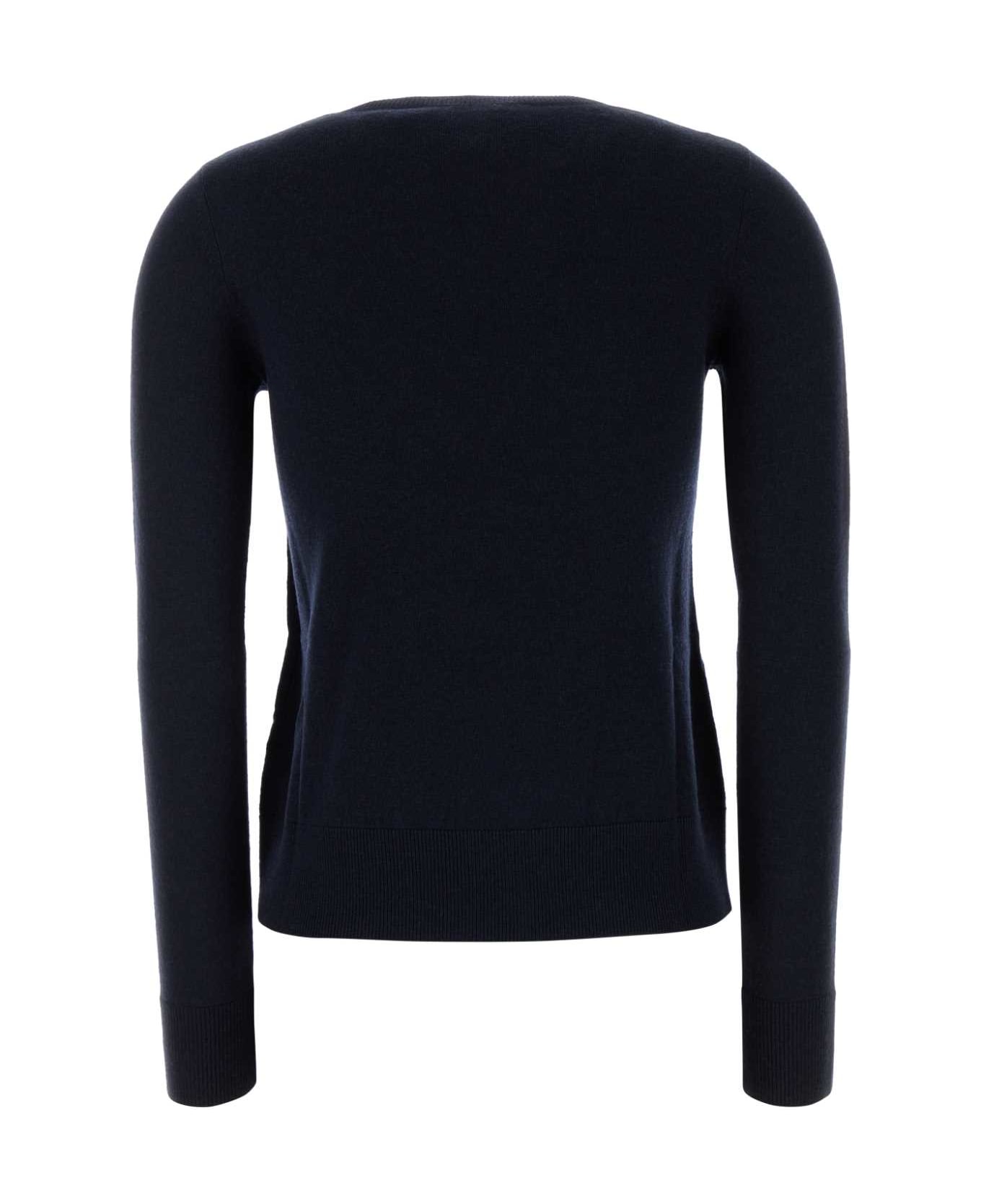 
S Max Mara Midnight Blue Wool Idoneo Sweater - BLU MARINO