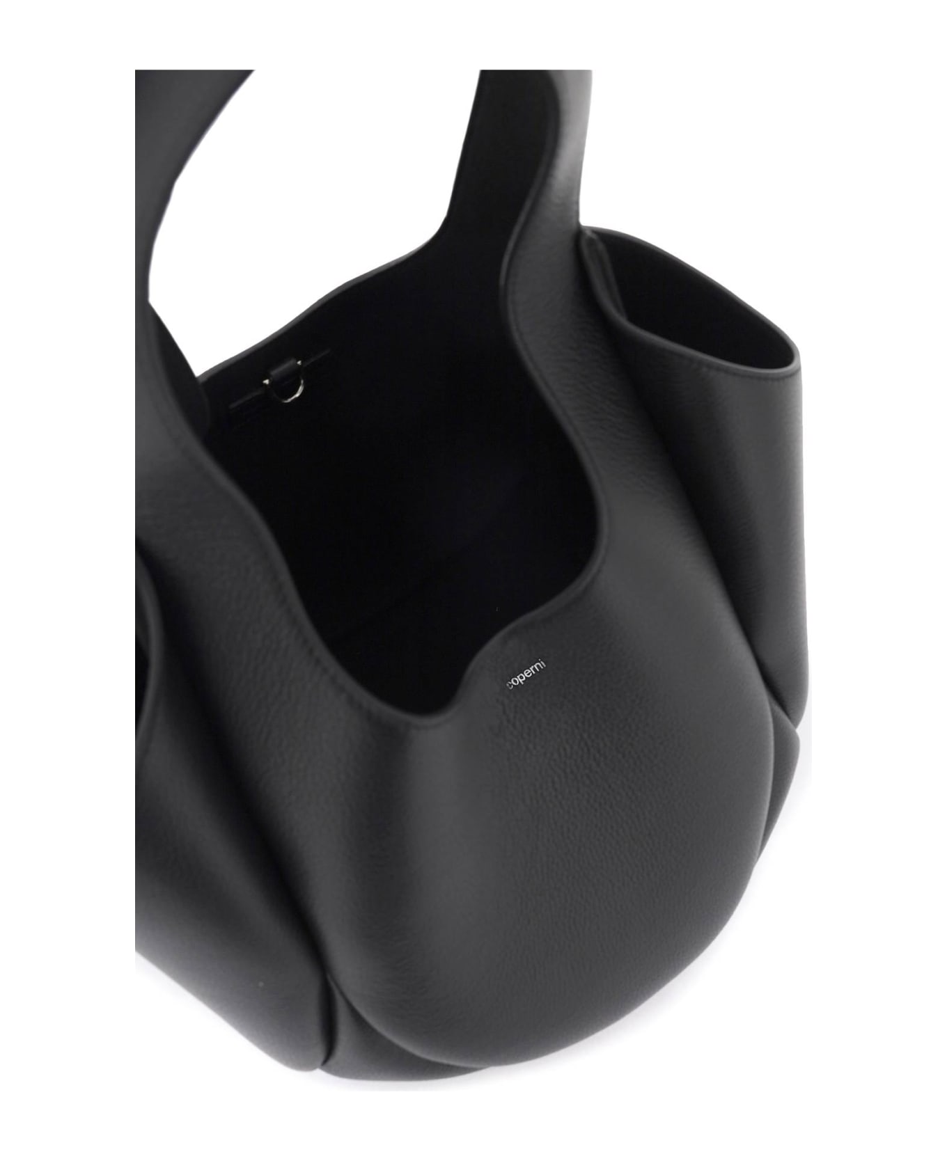 Coperni Leather Bucket Bag - BLACK (Black)