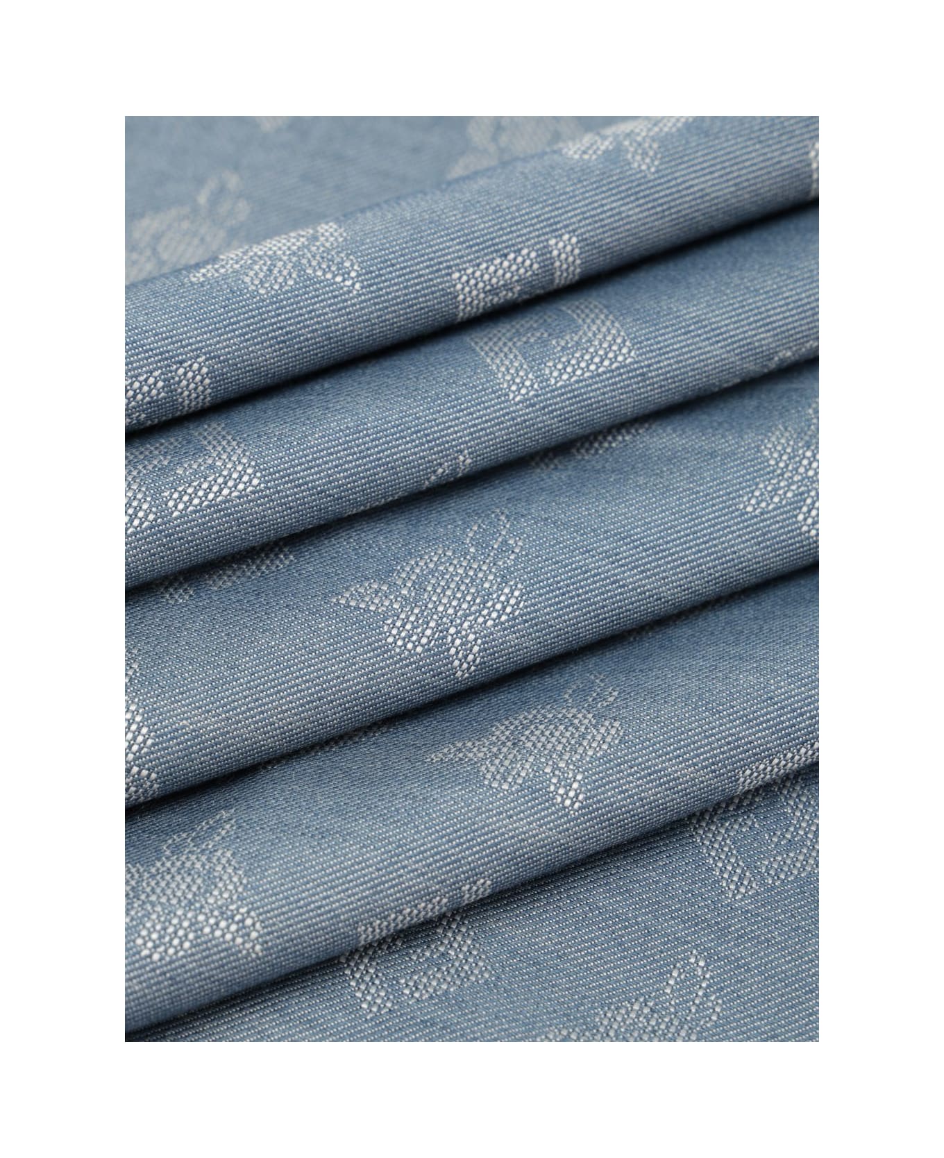Fendi Jacquard Shawl - Blue