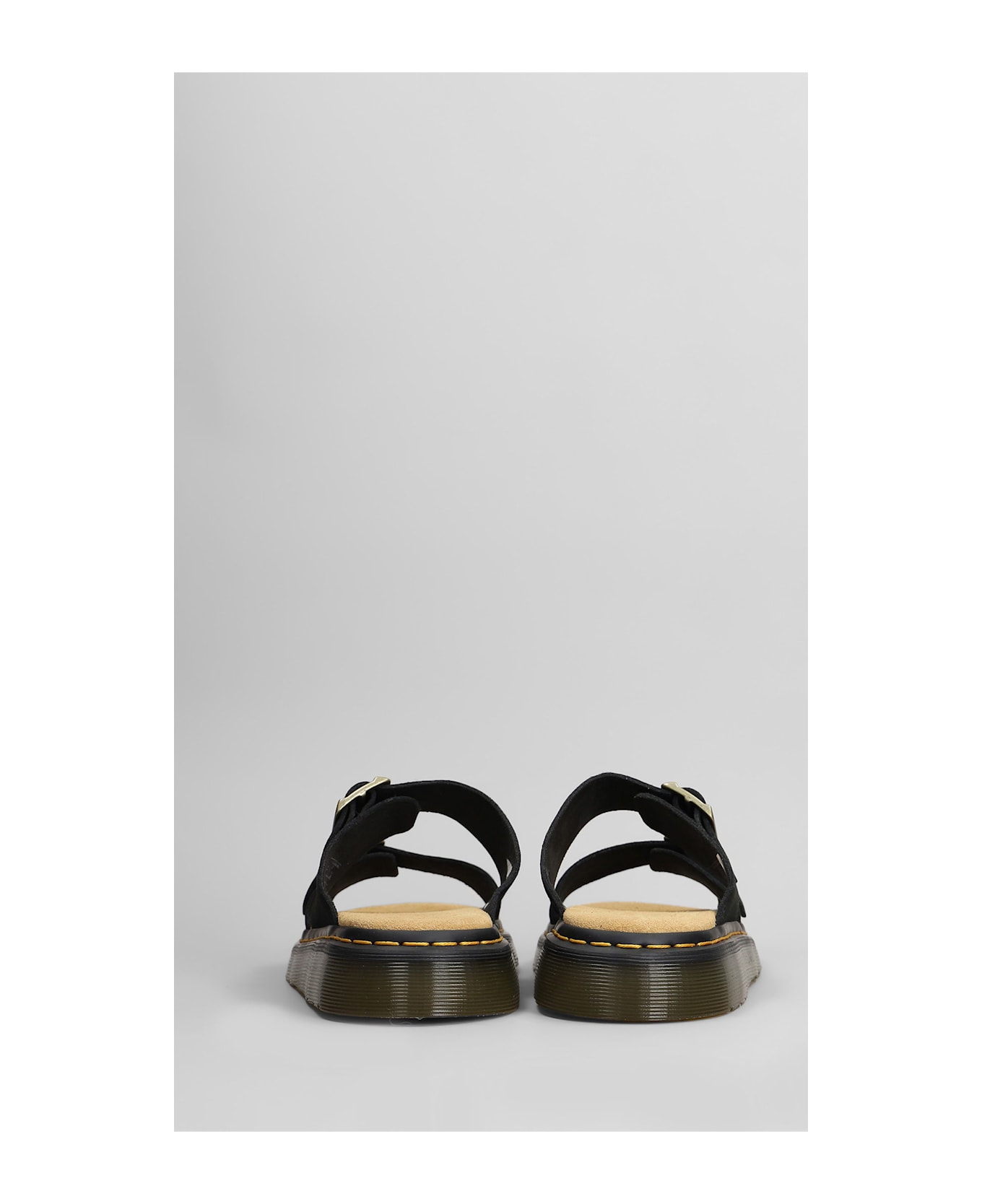 Dr. Martens Josef Slipper-mule In Black Suede