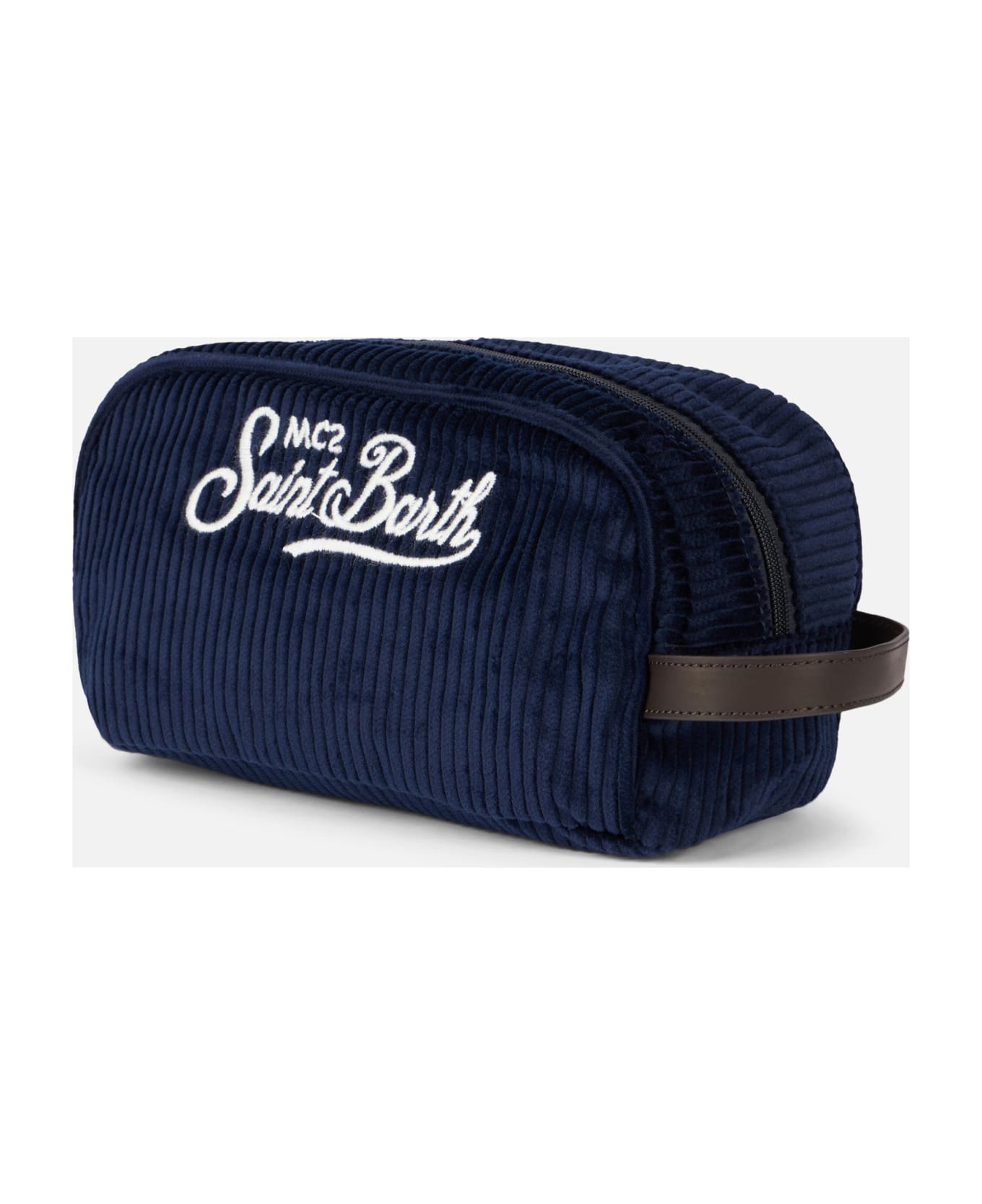 MC2 Saint Barth Blue Corduroy Beauty Case - BLUE