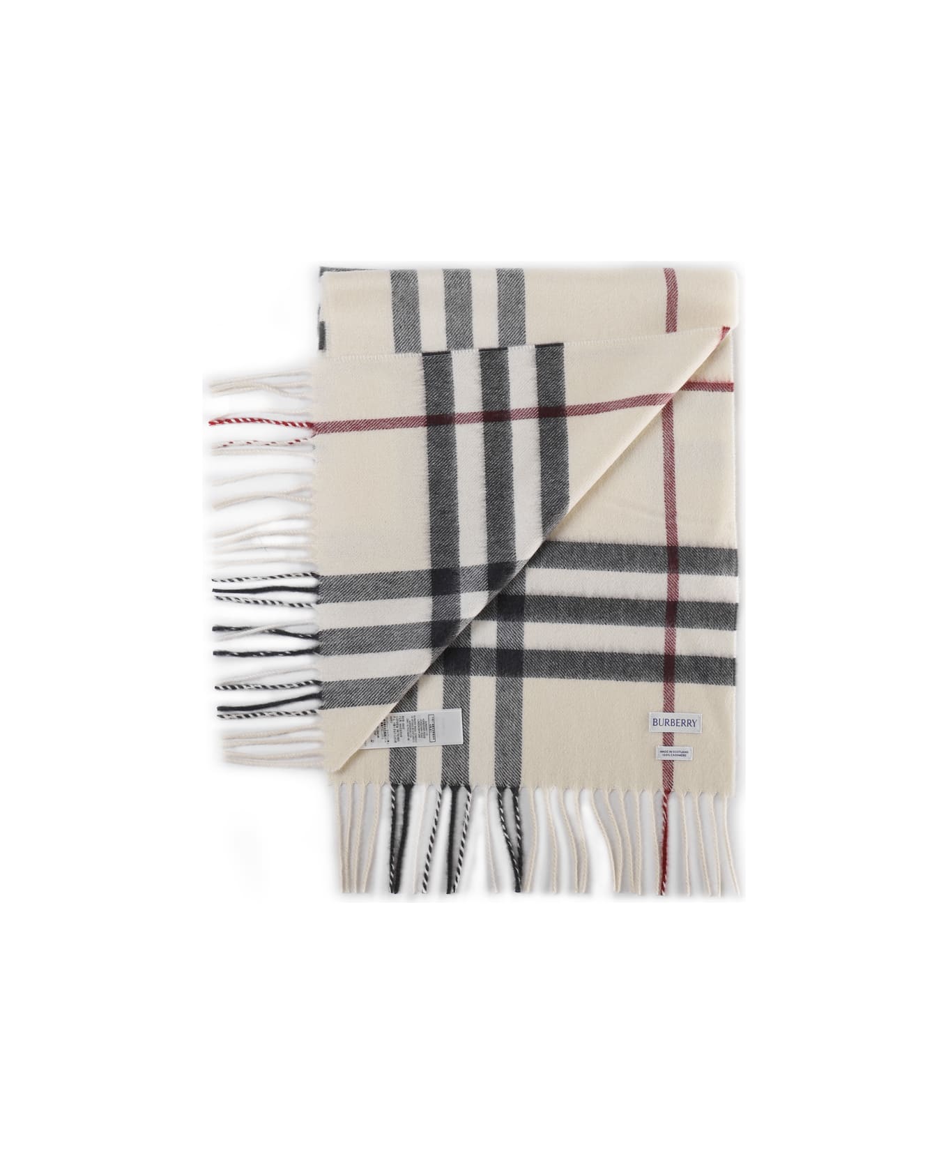 Burberry Cashmere Scarf - STONE