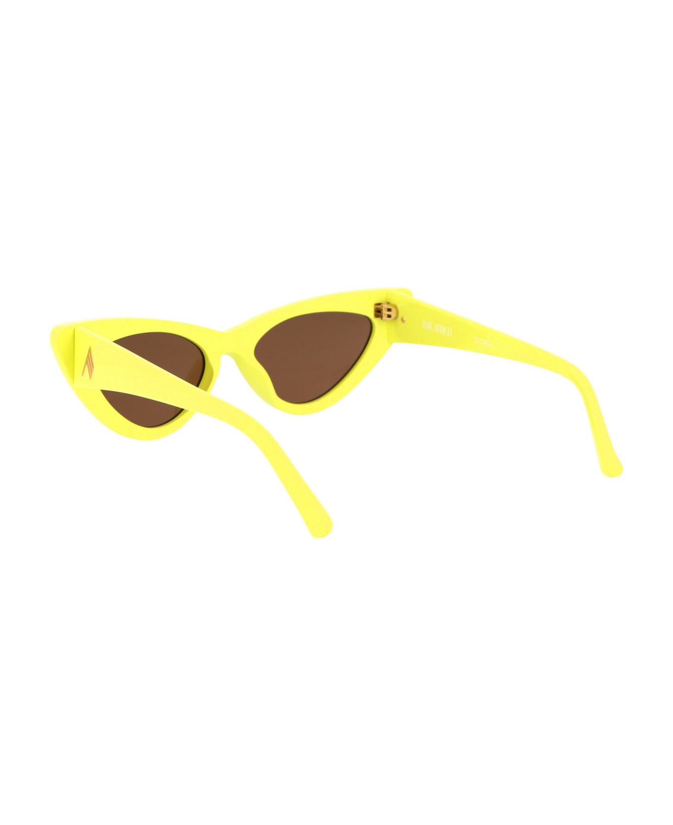 The Attico Dora Sunglasses - LEMON/YELLOWGOLD/BROWN