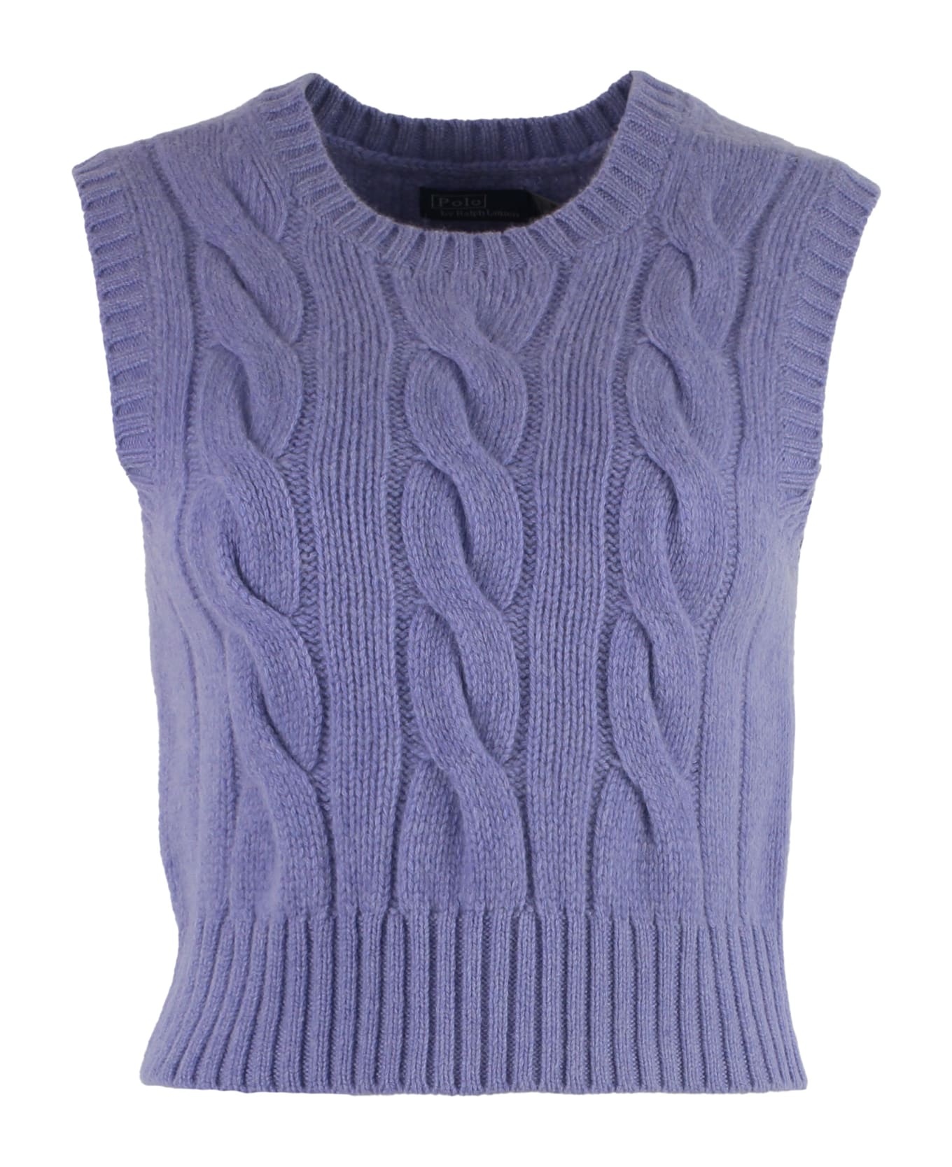 Polo Ralph Lauren Wool And Cashmere Blend Vest - Lilac