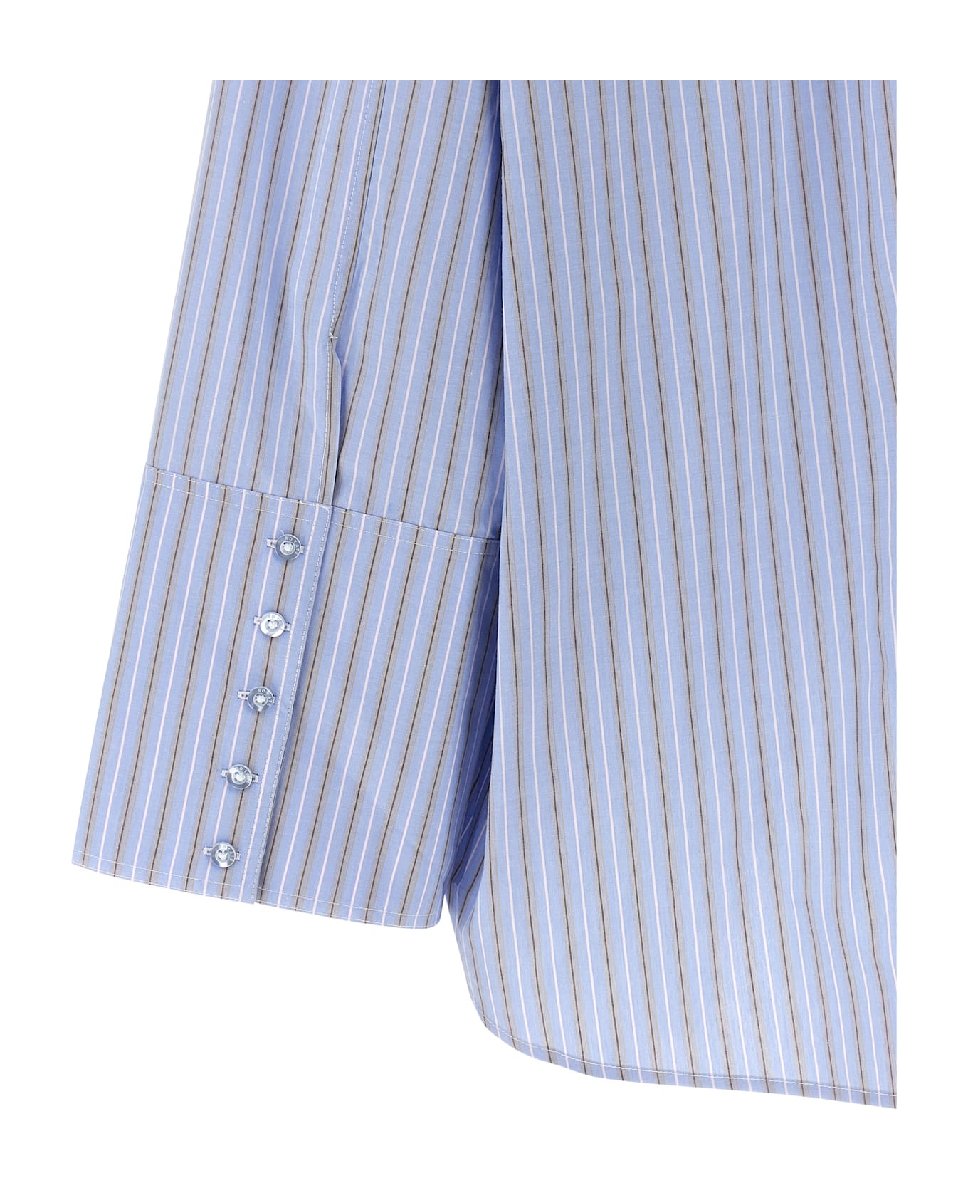 Rotate by Birger Christensen 'poplin Oversized' Shirt - Light Blue