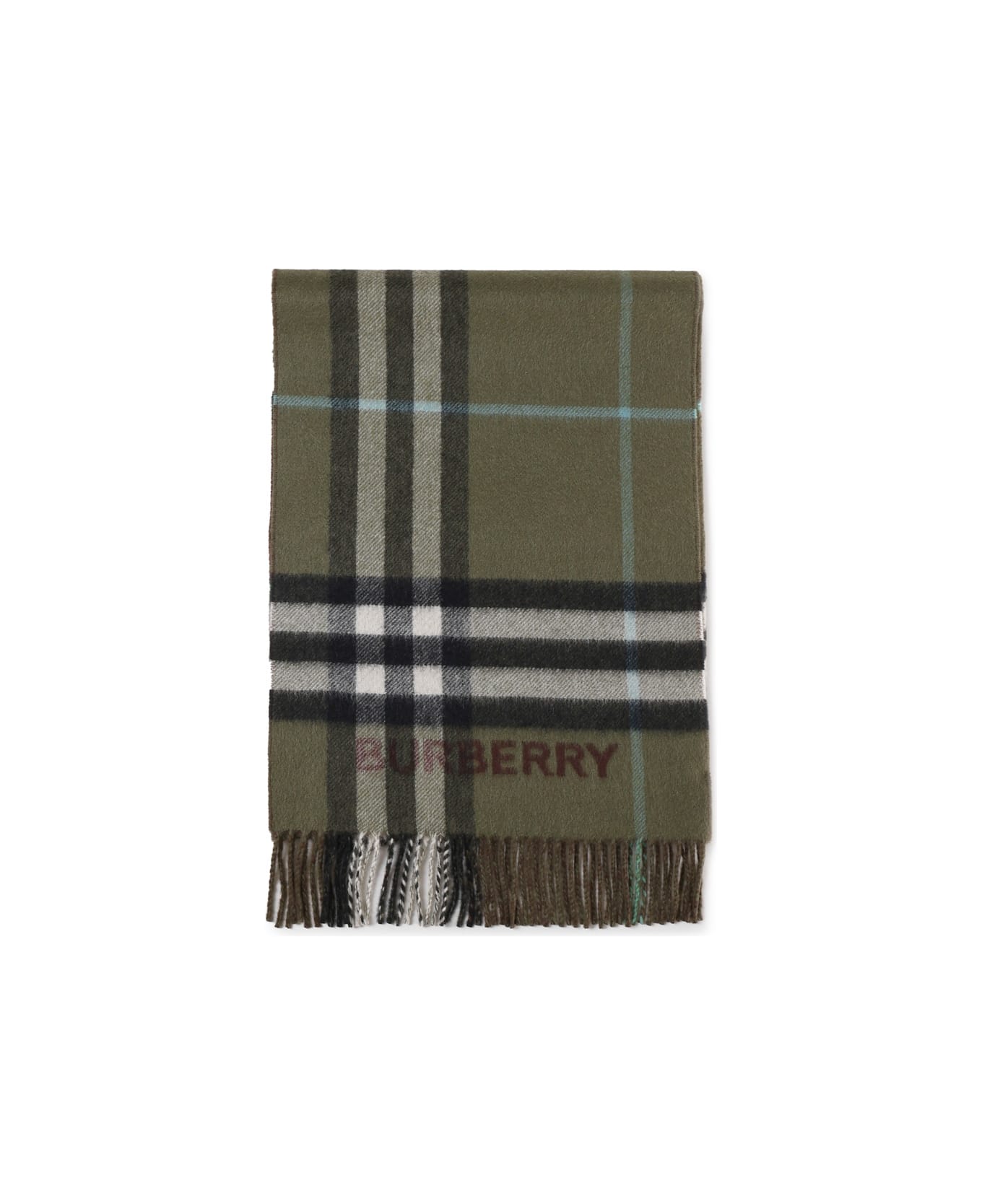 Burberry Vintage Check Cashmere Scarf - Brown/ shrub