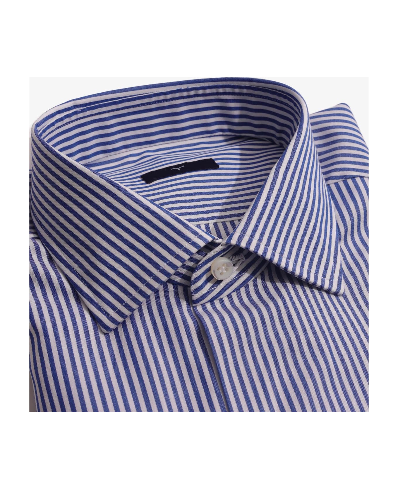 Larusmiani Handmade Shirt Mayfair Shirt - Blue
