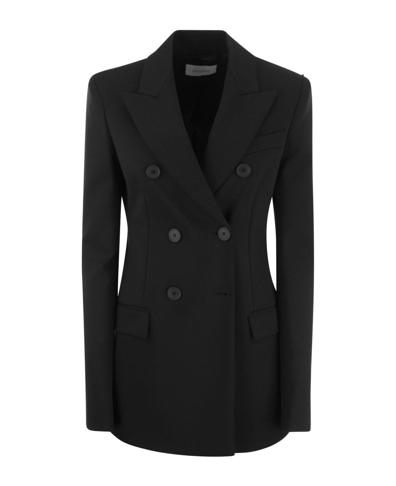 SportMax Frizzo Jersey Jacket - Black コート