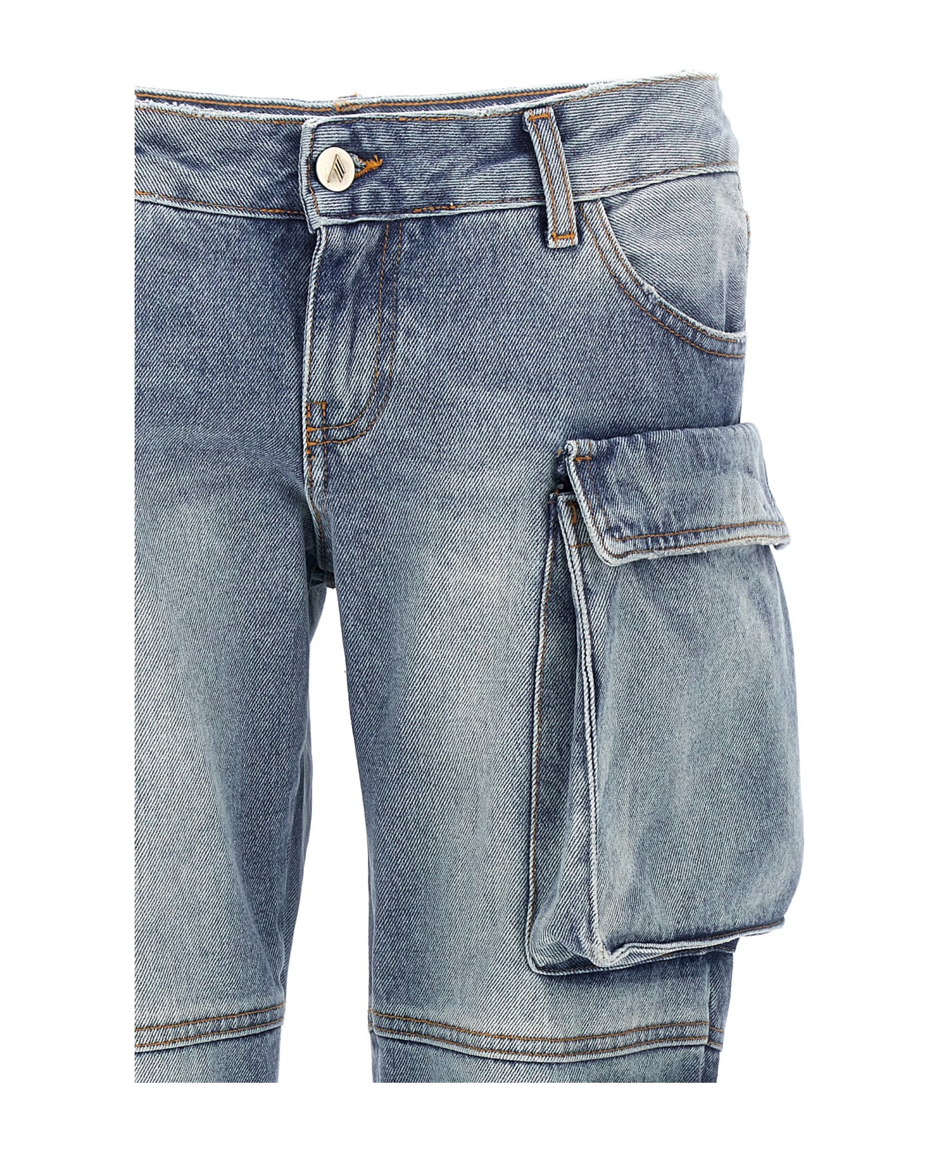 The Attico 'essie' Jeans - BLUE デニム