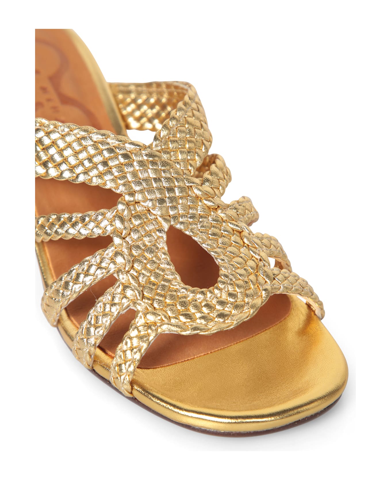Chie Mihara Nalya Gold Sandals - Metallic