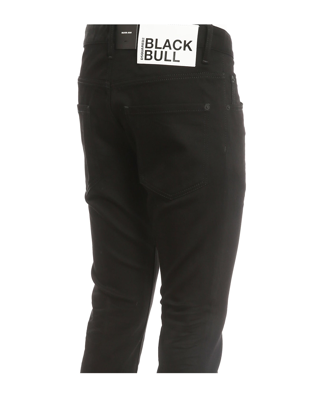 Dsquared2 Black Bull Skater Jeans - Black