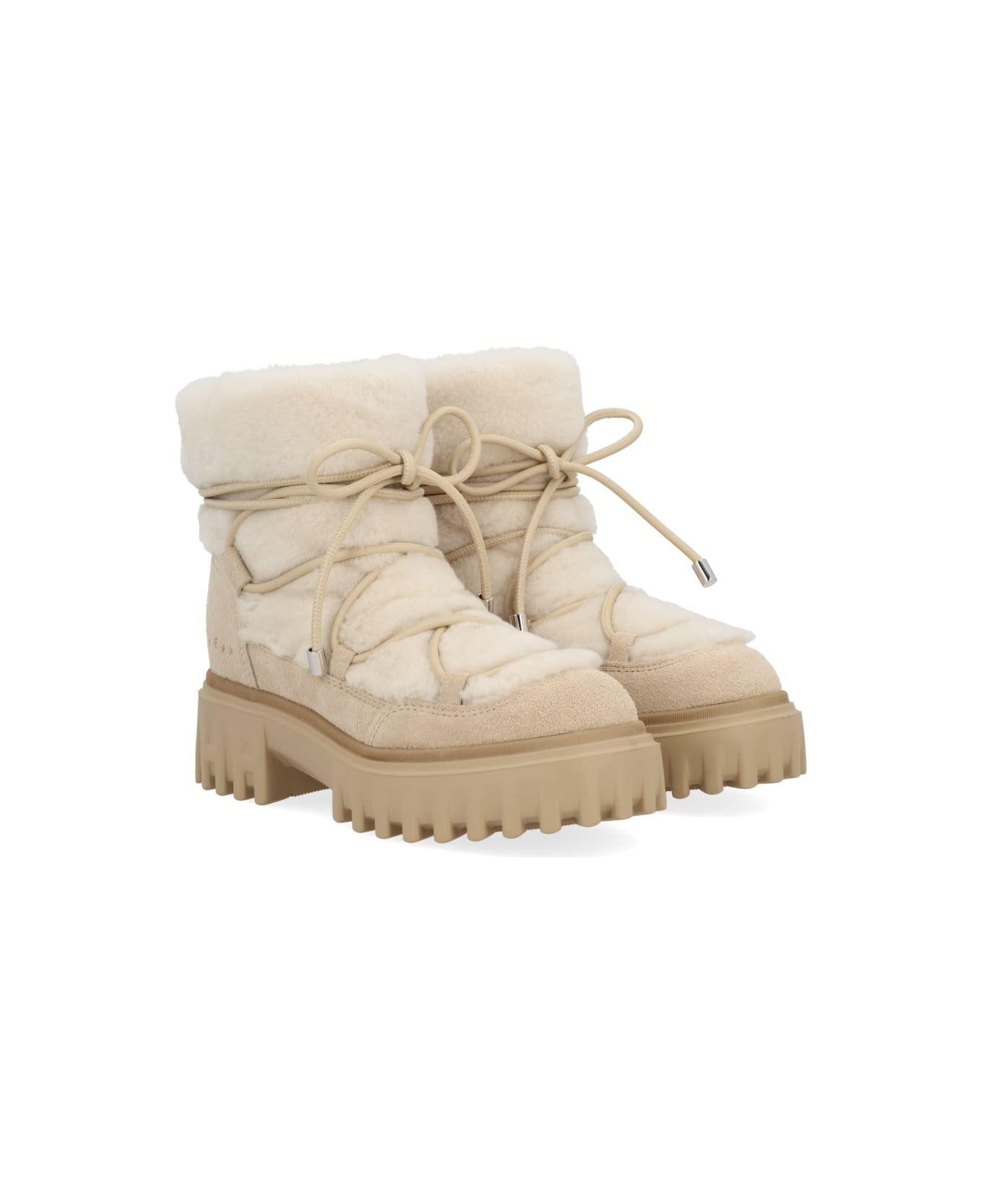 Hogan Boot "ankle H700" - BEIGE