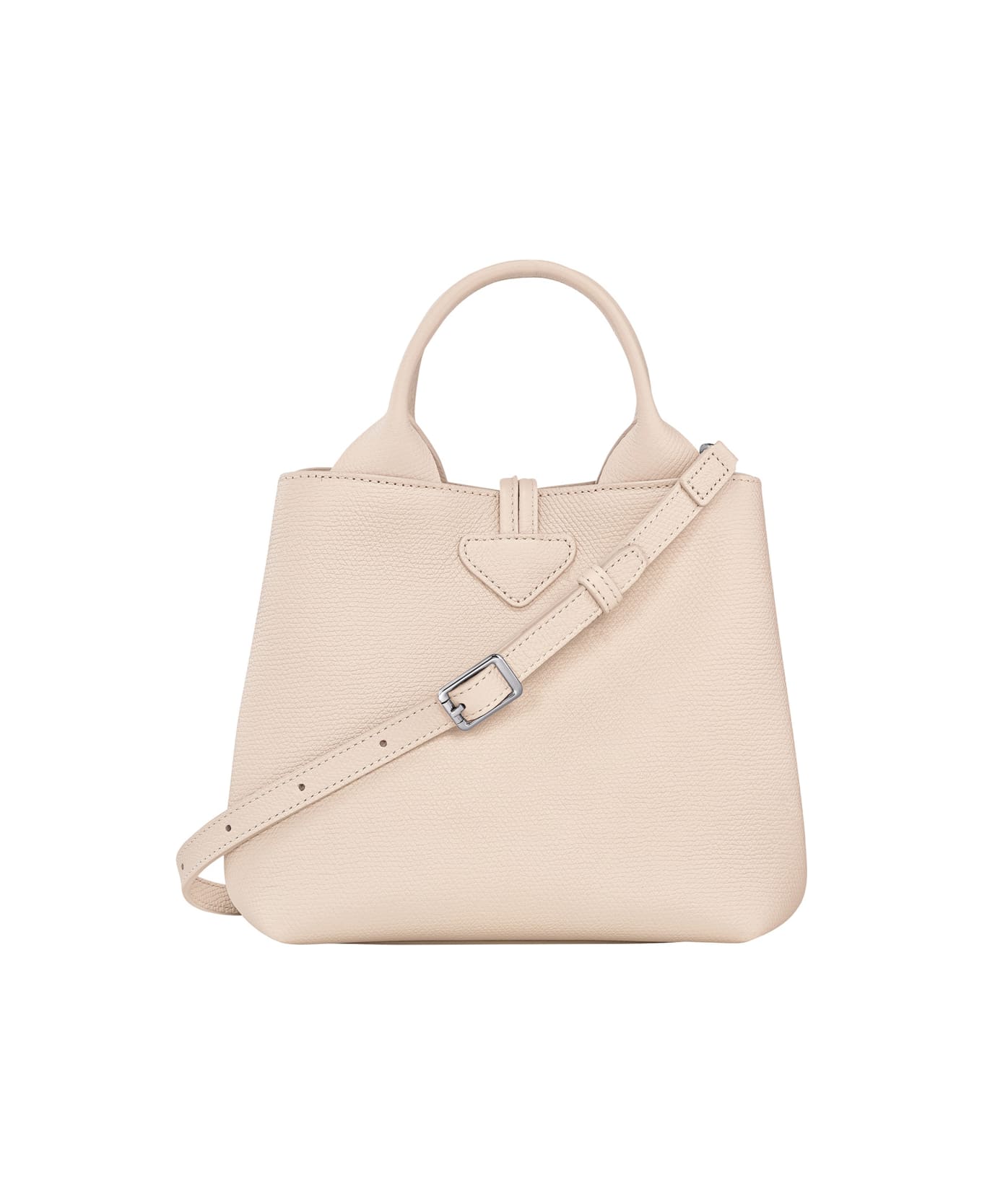 Longchamp 
le Roseau
 Pink Small Handbag With Adjustable And Removable Shoulder Strap In Leather Woman - Pink
