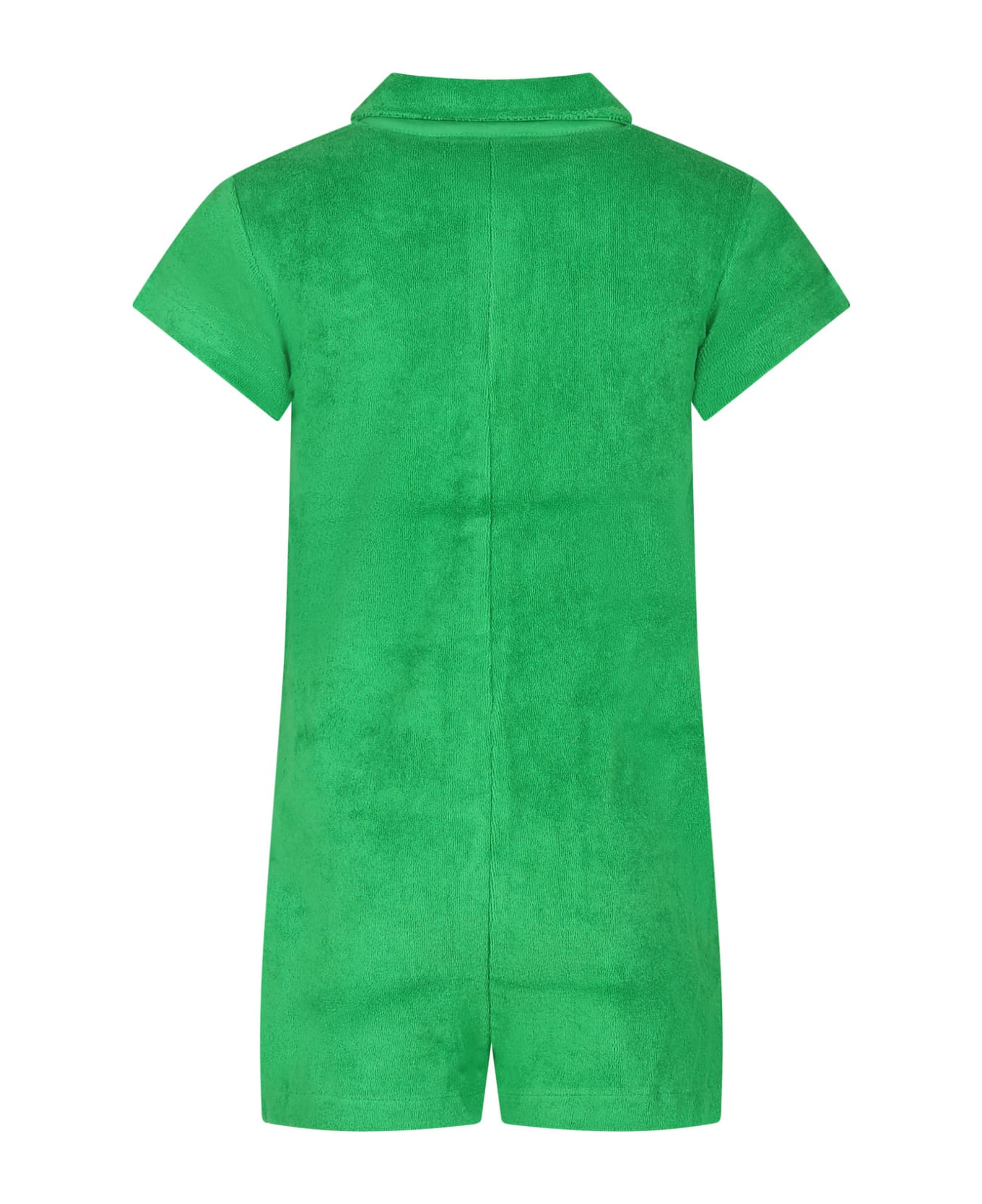 Molo Green Jumpsuit For Girl - Green