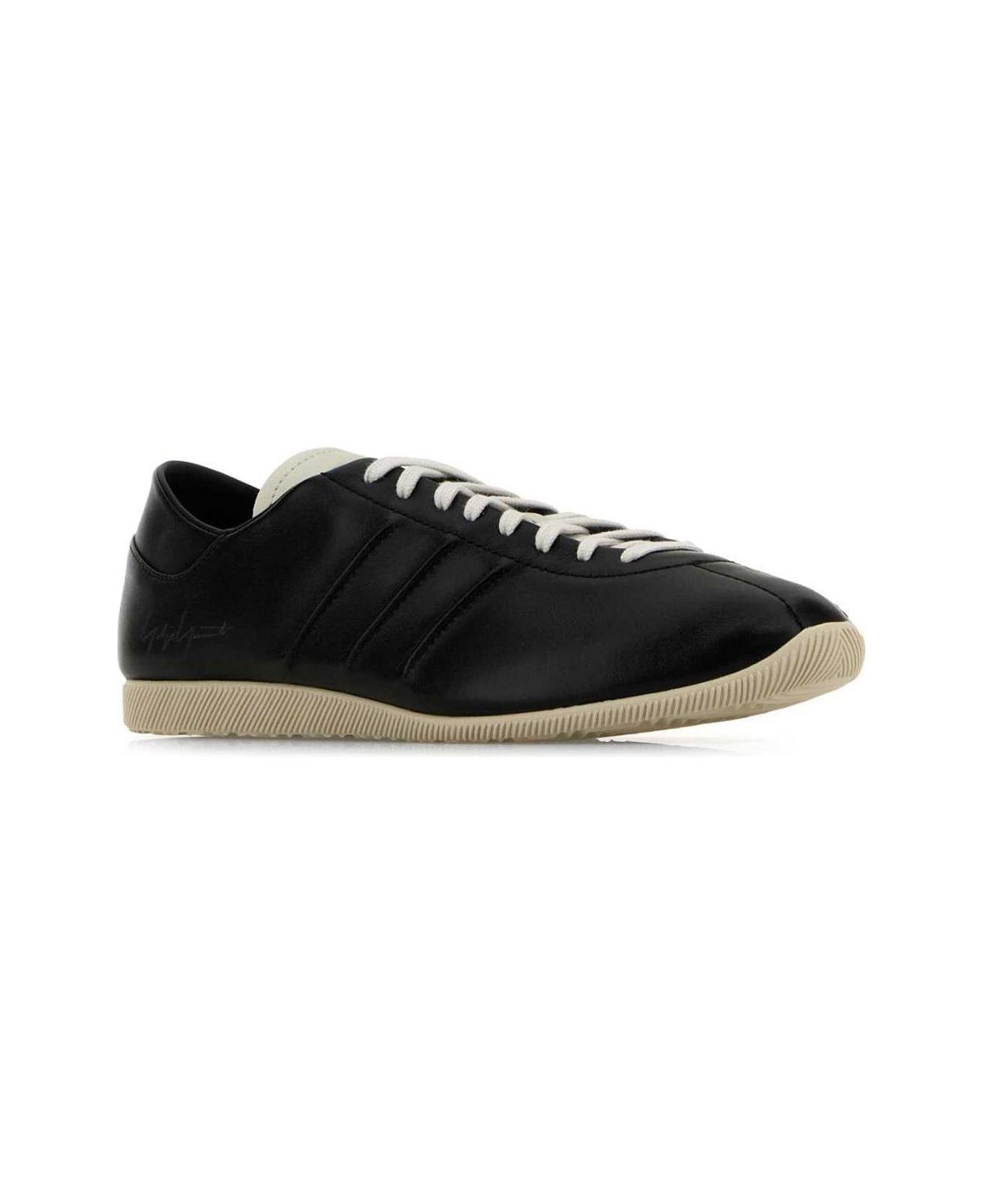 Y-3 Japan Lace-up Sneakers - BLACKBLACKTALC