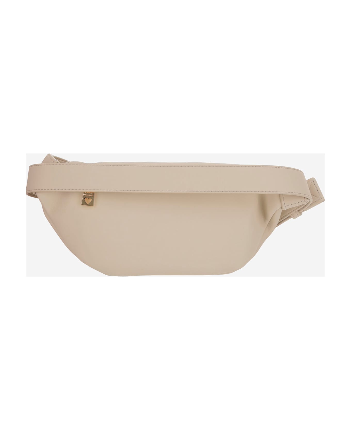 Love Moschino Eco-friendly Fanny Pack With Logo - Ivory
