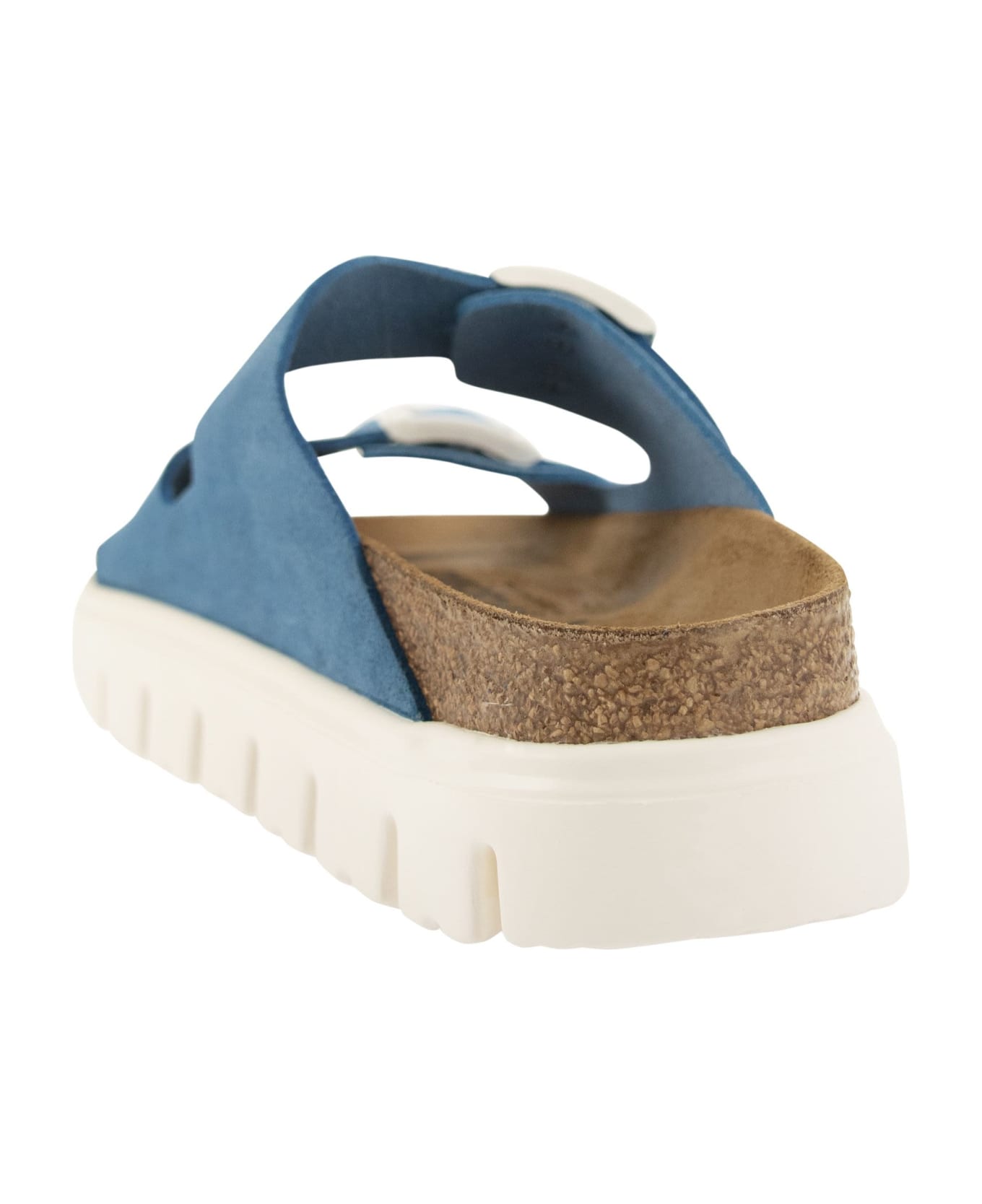 Birkenstock Arizona Pap Chunky - Sandal With Buckles - Light Blue サンダル