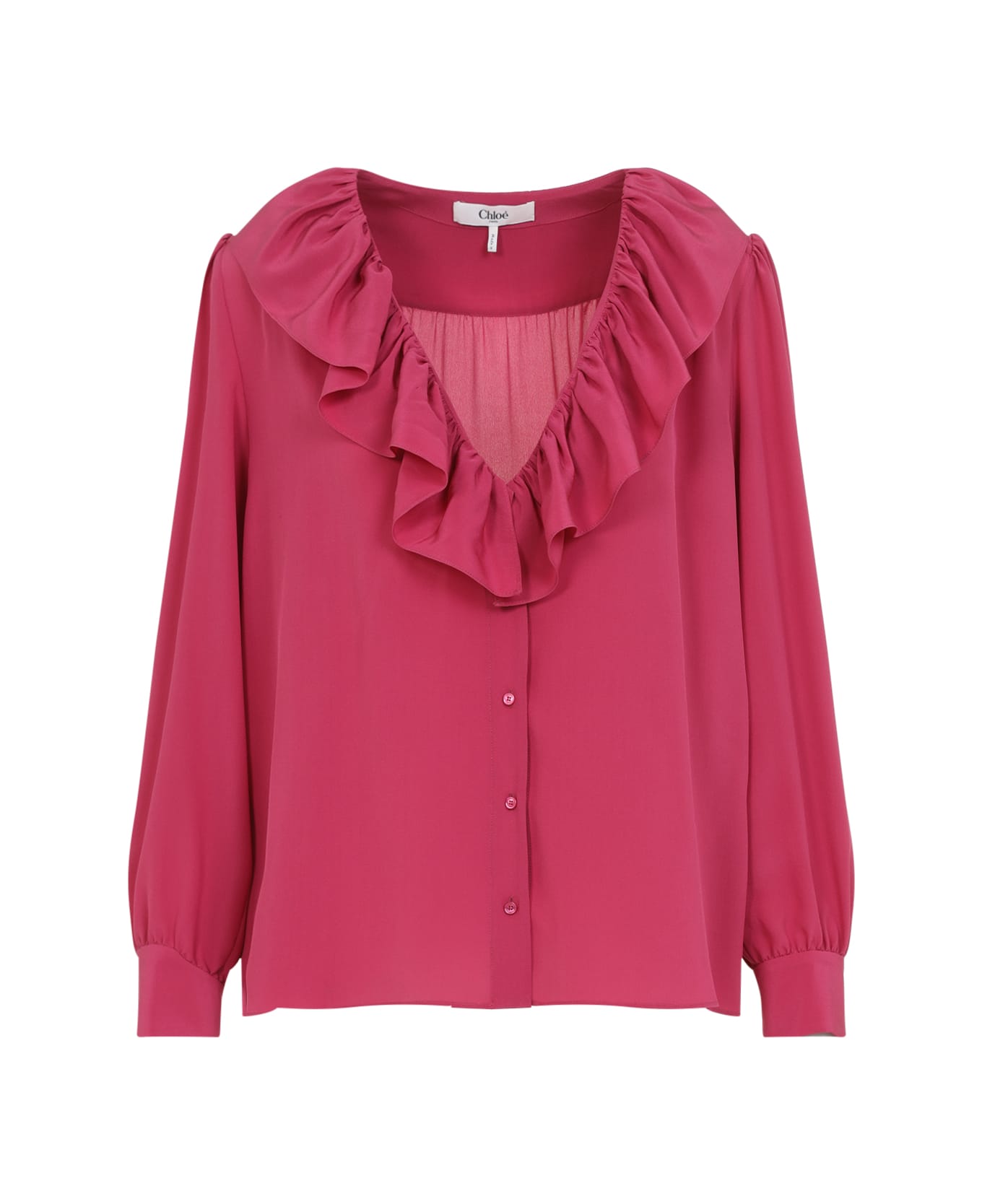 Chloé Silk Blouse - Divine Red