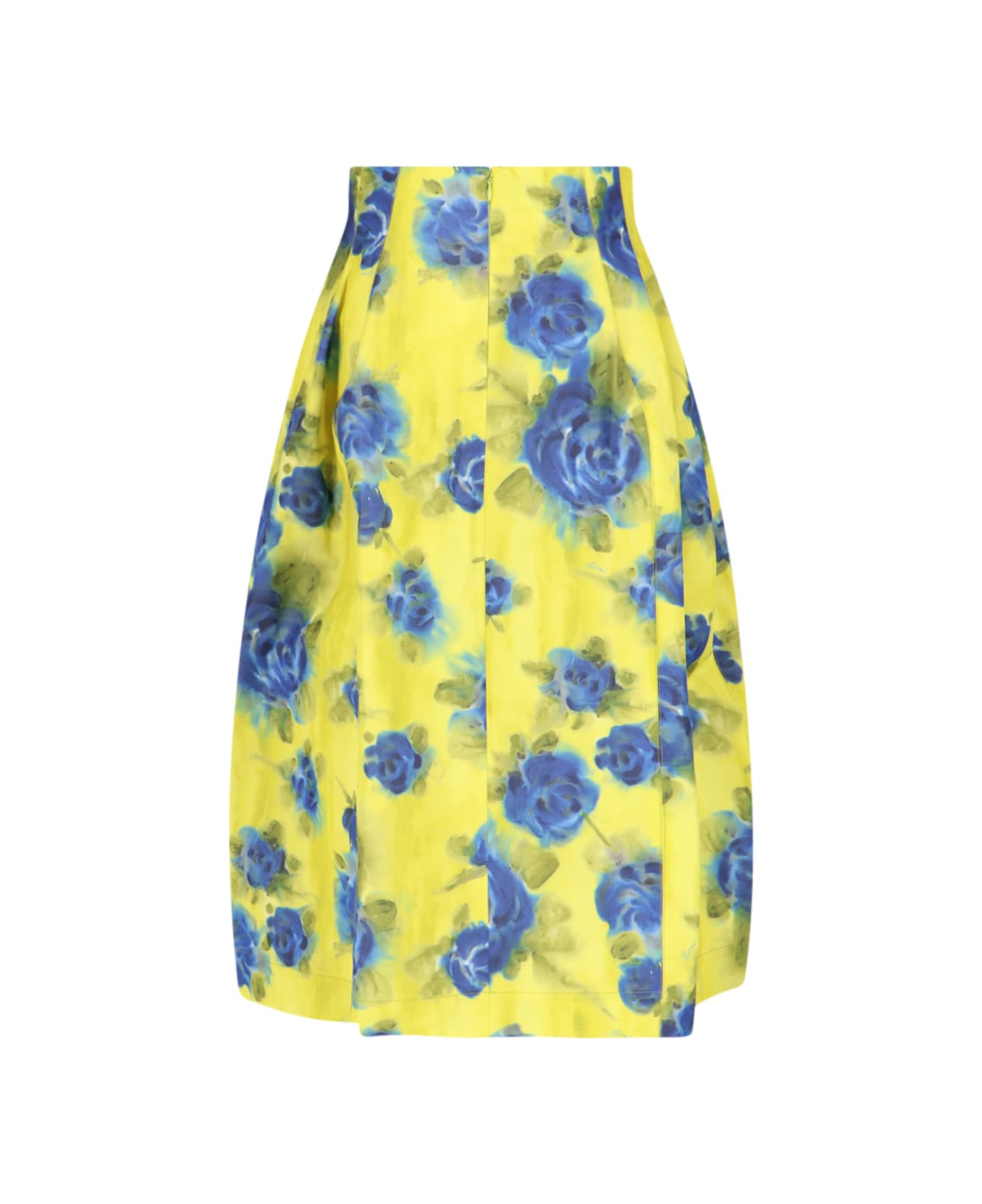 Marni 'idyll' Print Skirt - Yellow