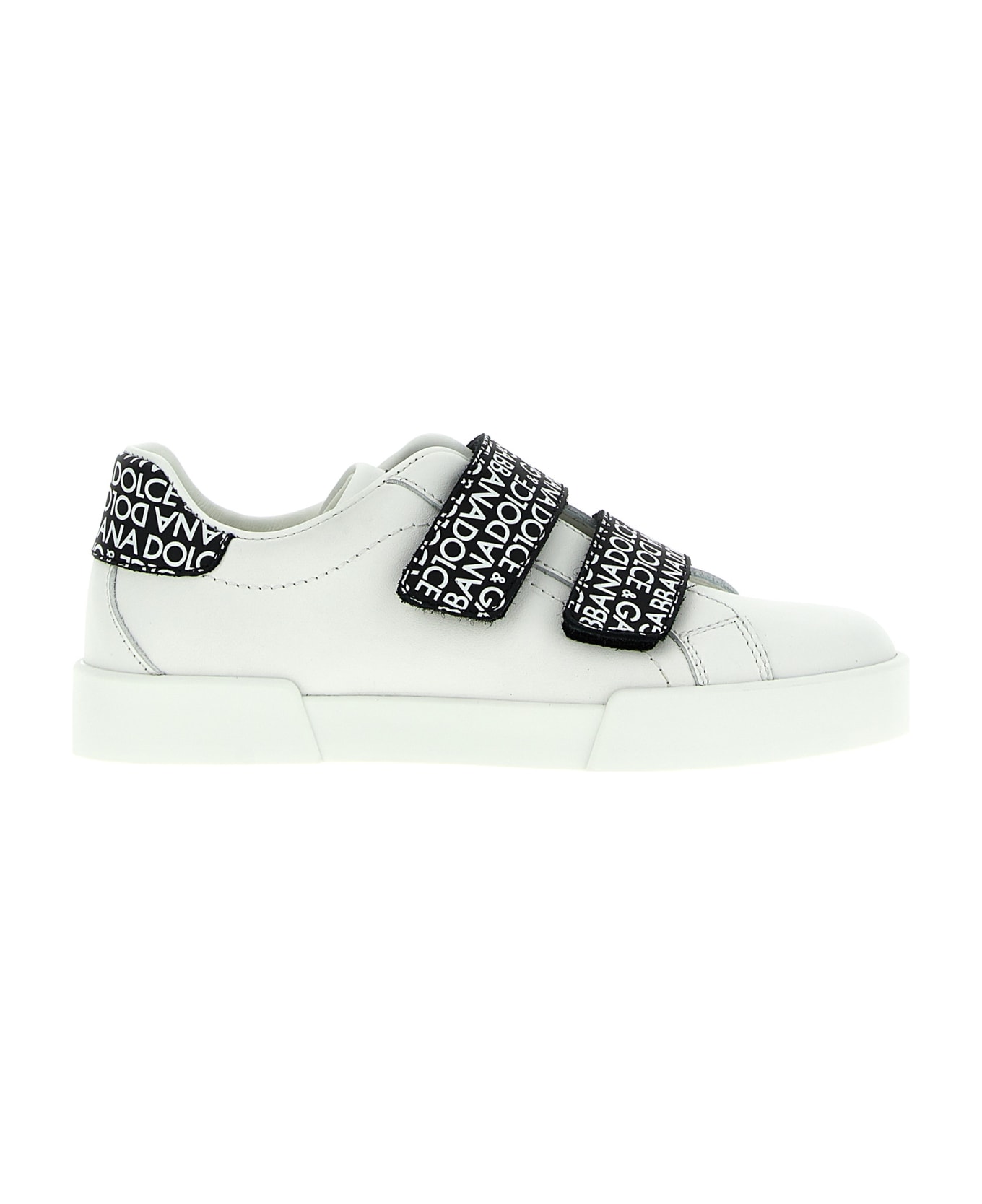 Dolce & Gabbana 'portofino' Sneakers - White/Black シューズ
