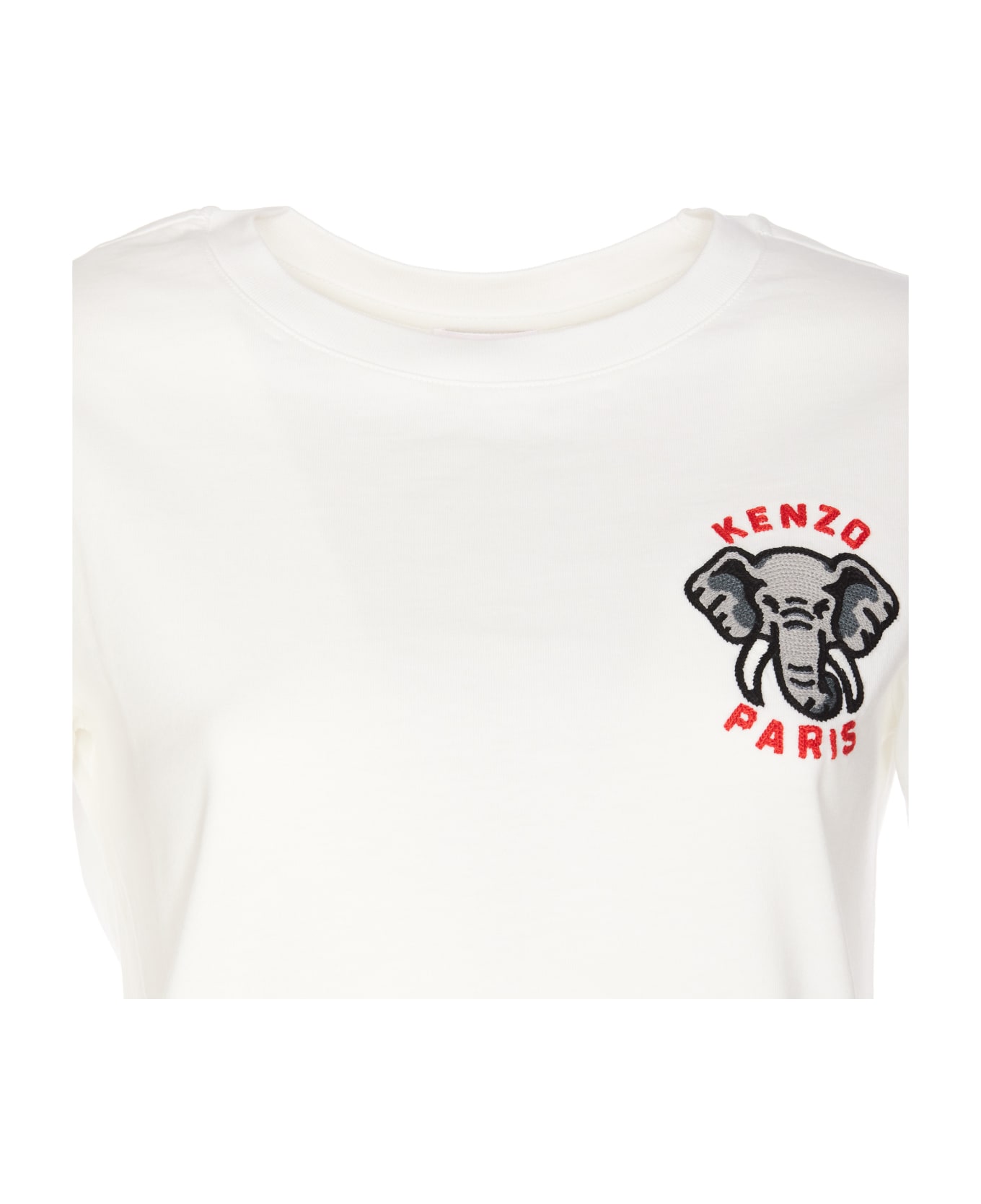 Kenzo Elephant Logo T-shirt - OFF WHITE Tシャツ