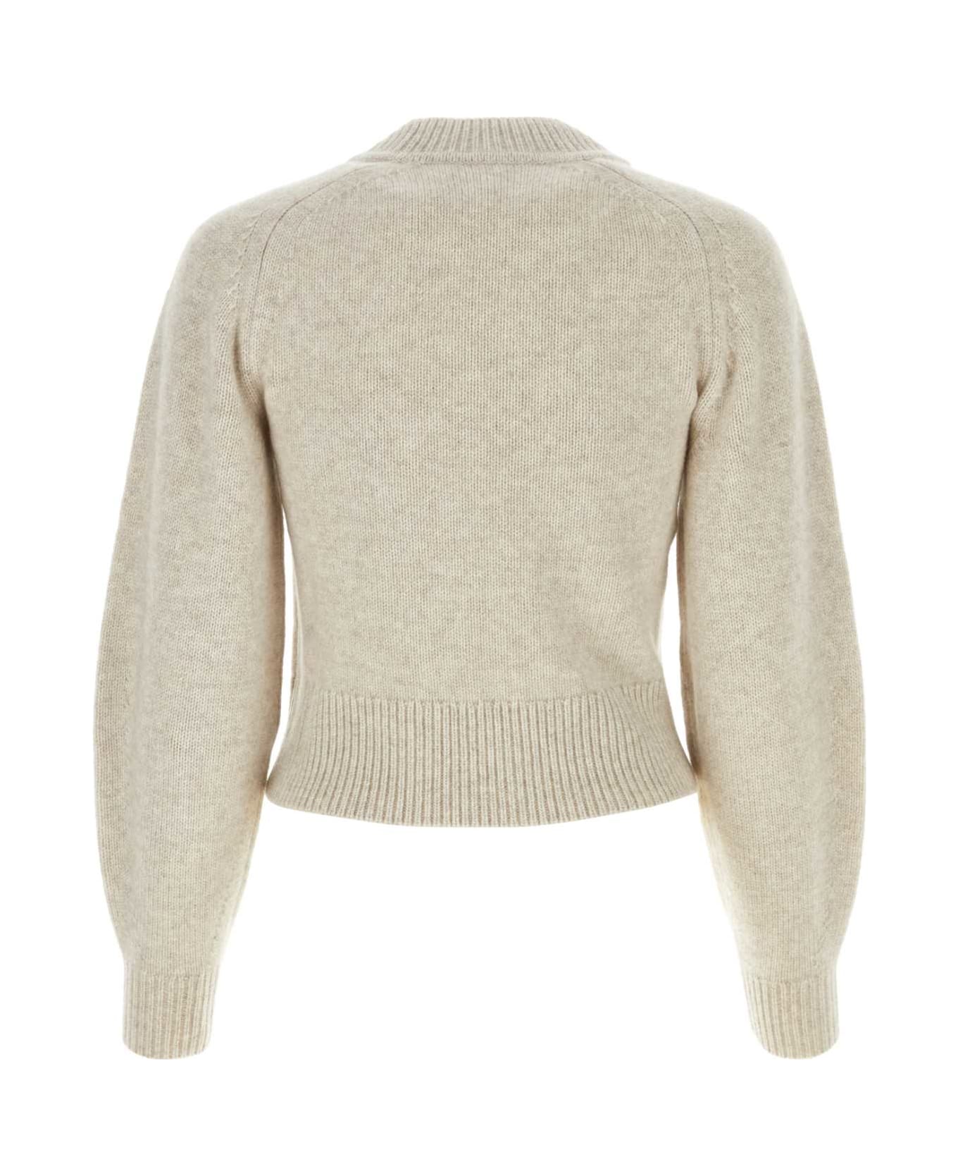 Isabel Marant Sand Cotton Blend Leandra Sweater - SAND