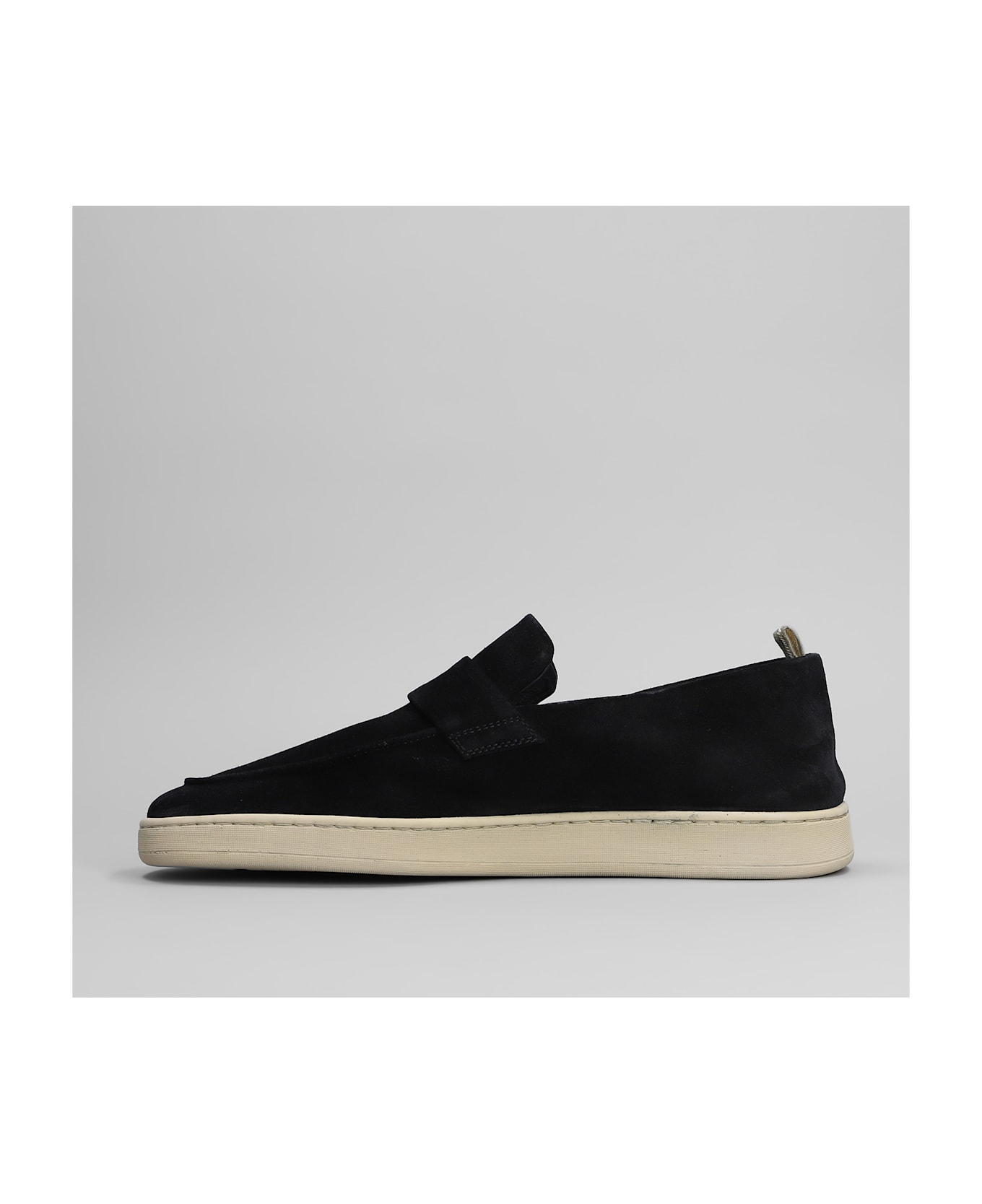 Officine Creative Herbie 001 Loafers In Black Suede - black