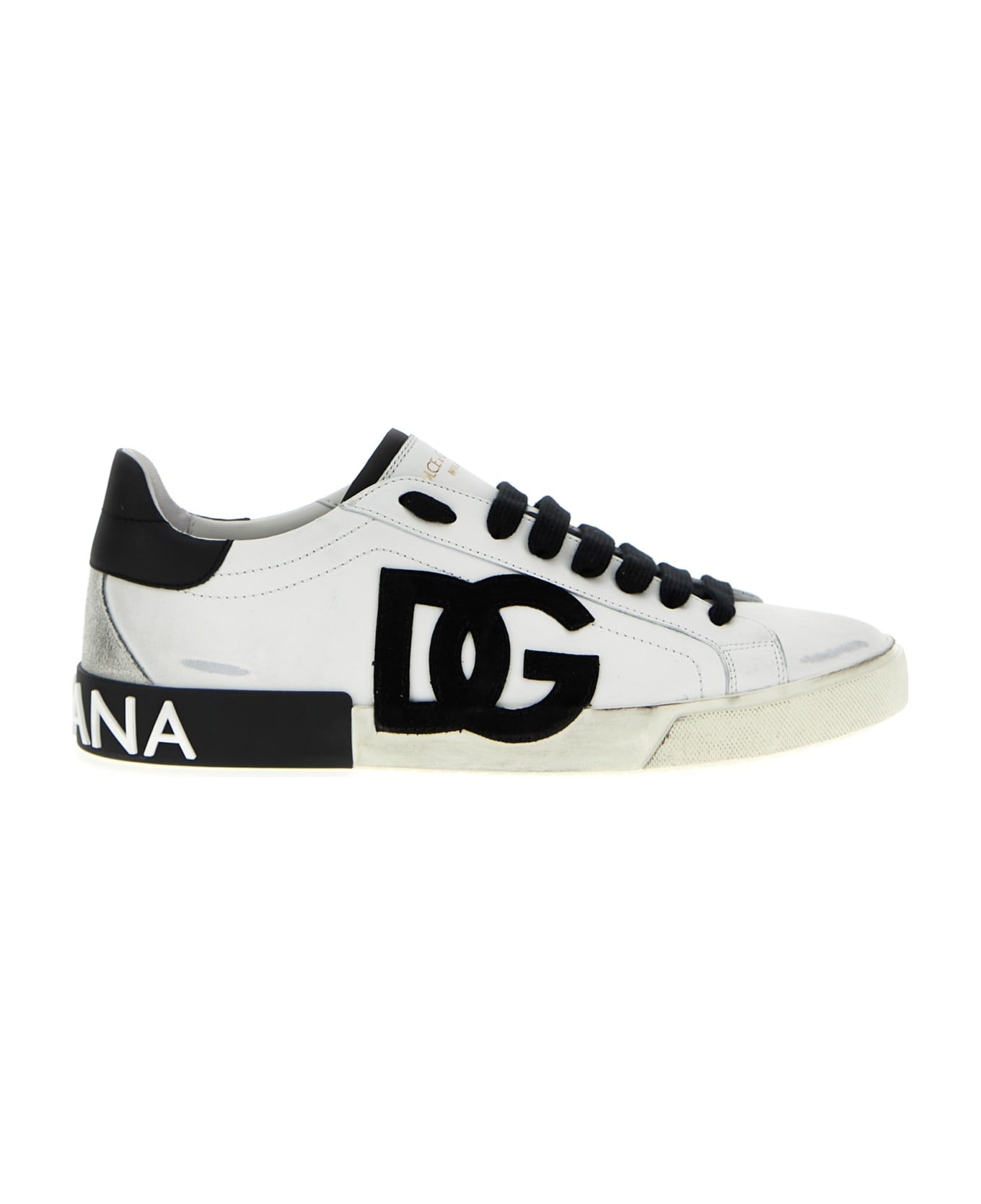 Dolce & Gabbana Portofino Sneakers - White/Black