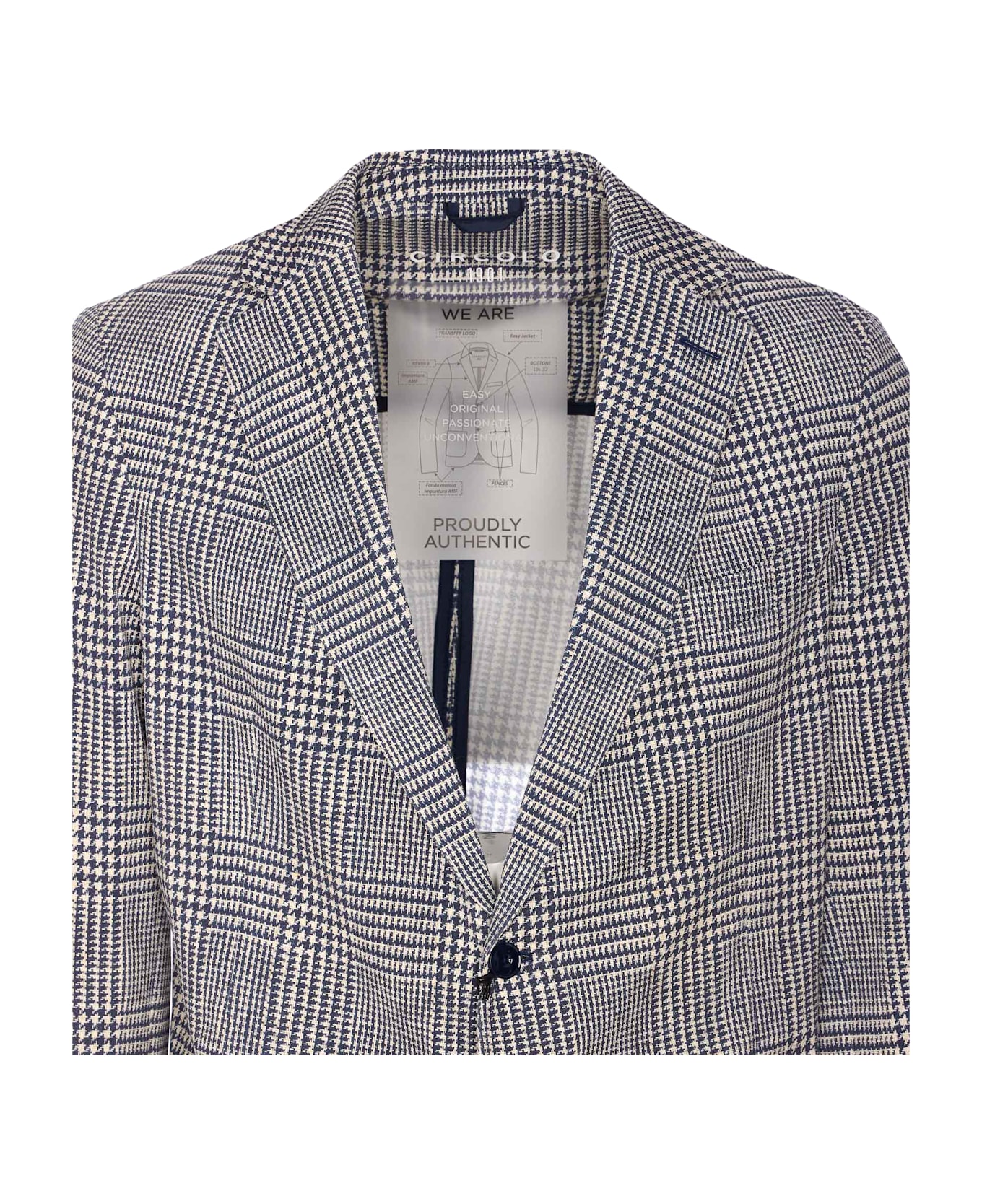 Circolo 1901 Check Jacket - Grey