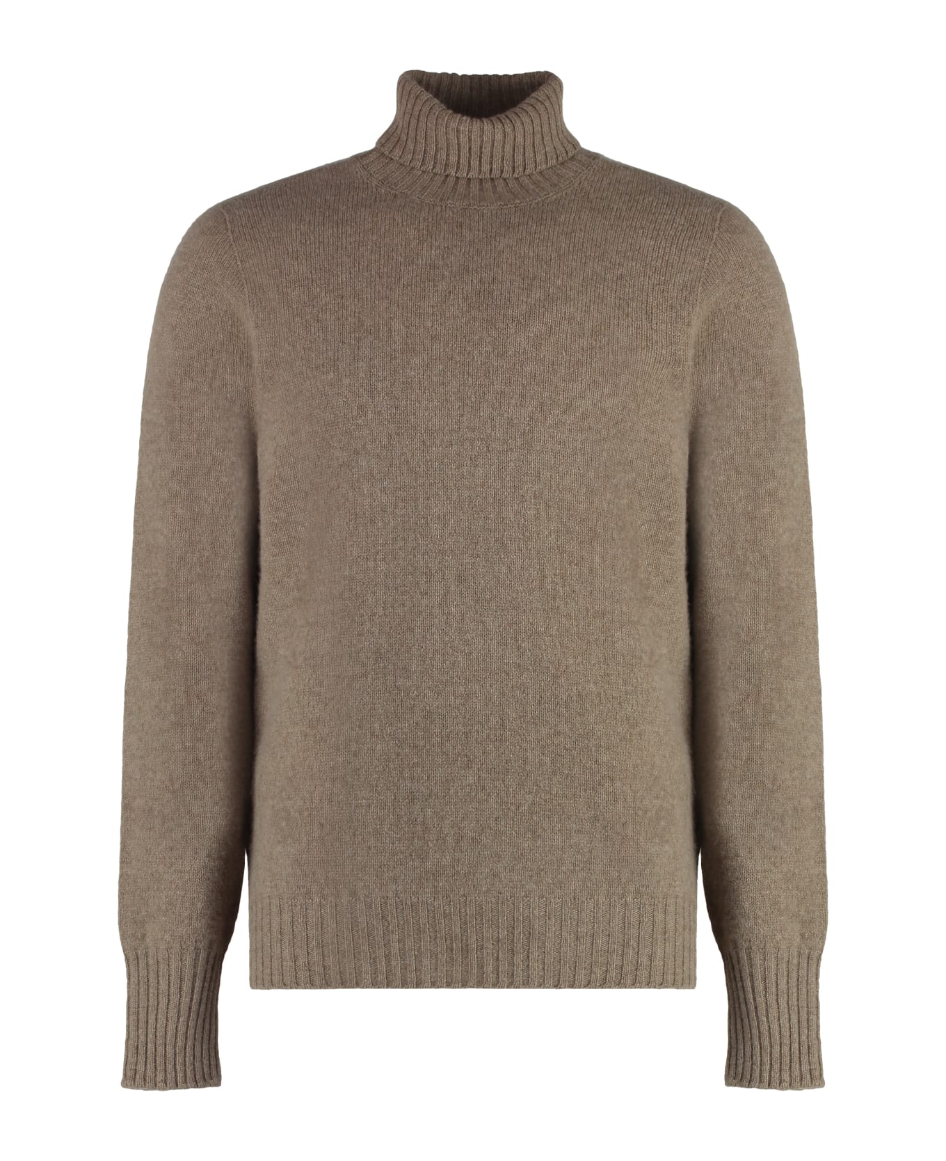 Drumohr Wool Turtleneck Sweater - Sand