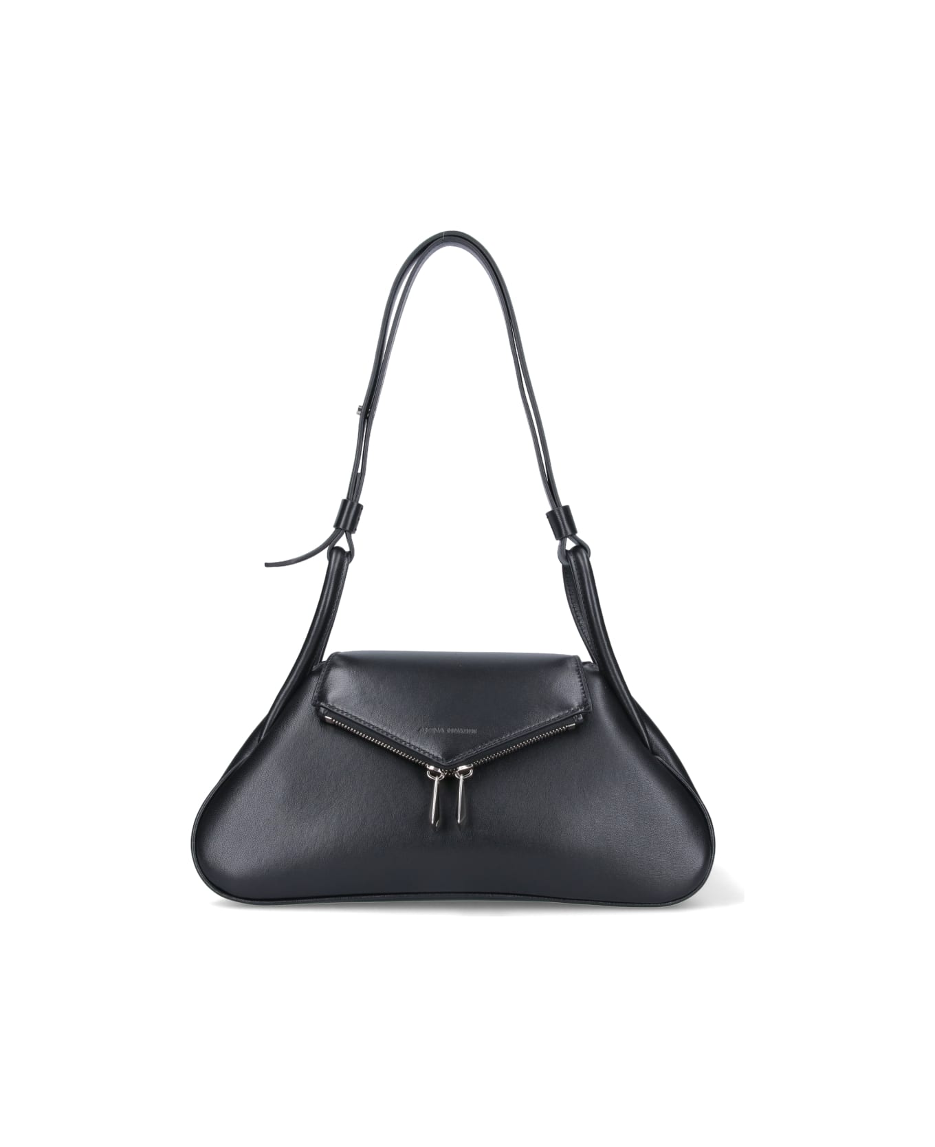 Amina Muaddi 'gemini' Shoulder Bag - Black  