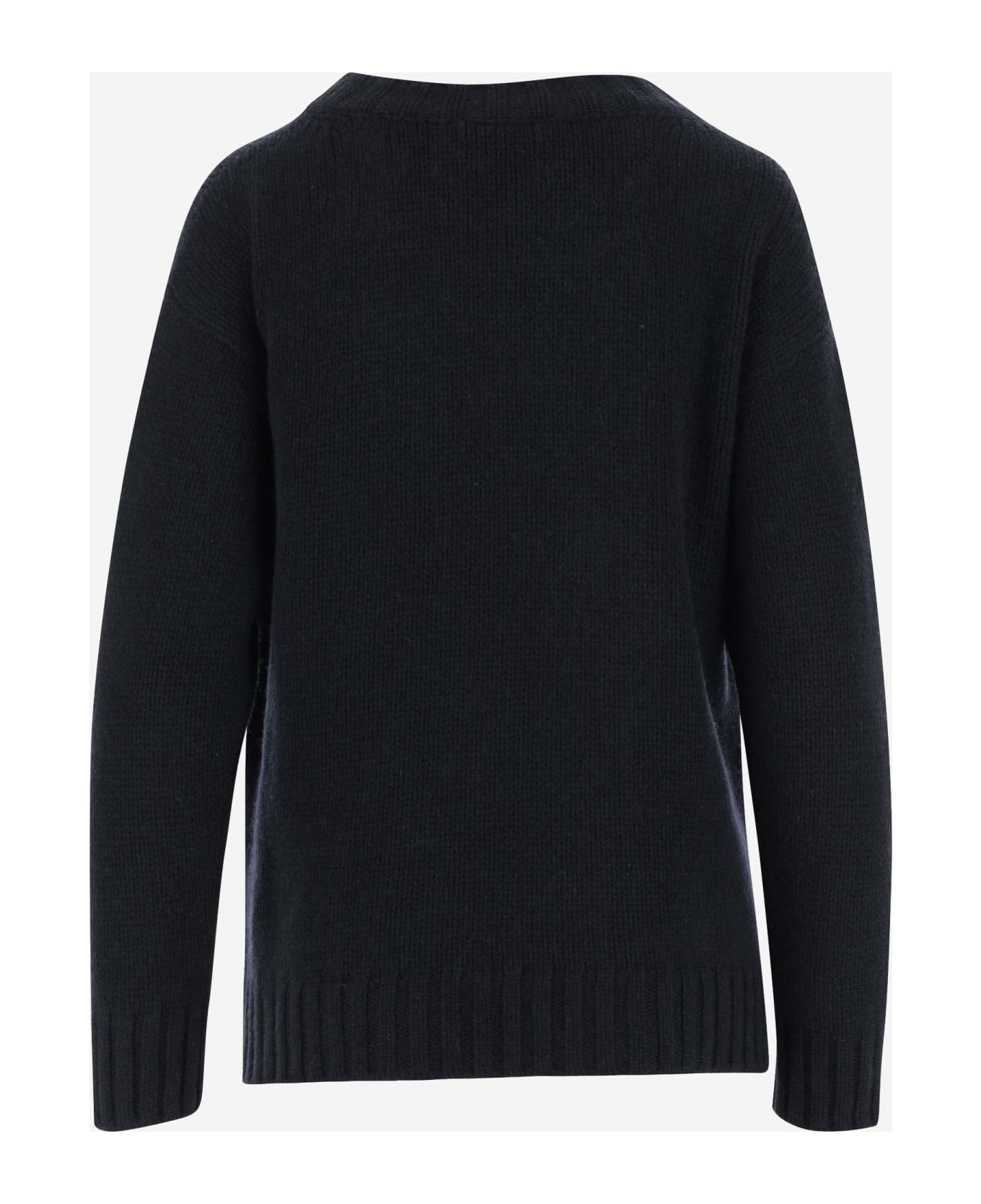 Bruno Manetti Cashmere Sweater - Black ニットウェア