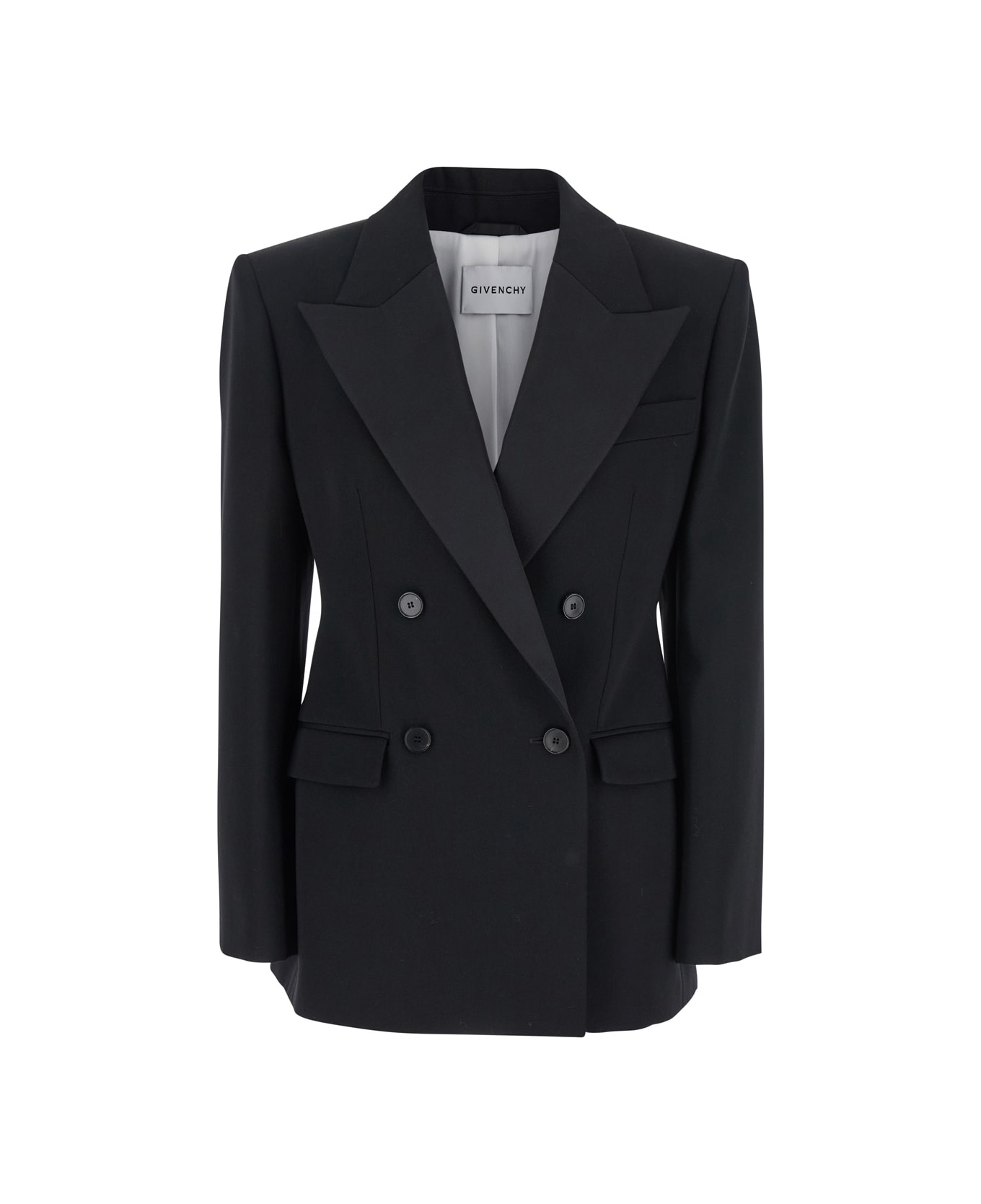 Givenchy Black Wool Blazer - BLACK