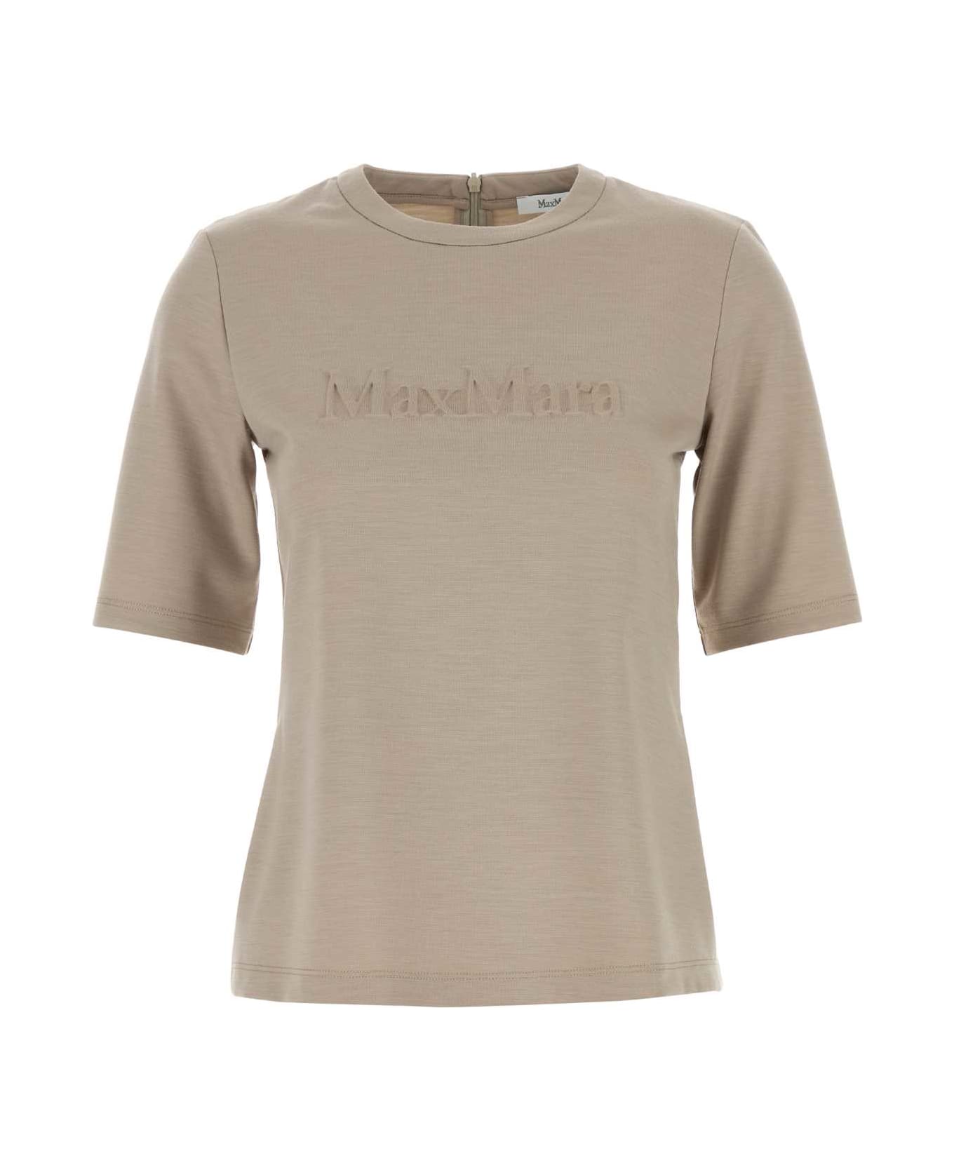 Max Mara 
peter
 Beige Wool T-shirt - Beige