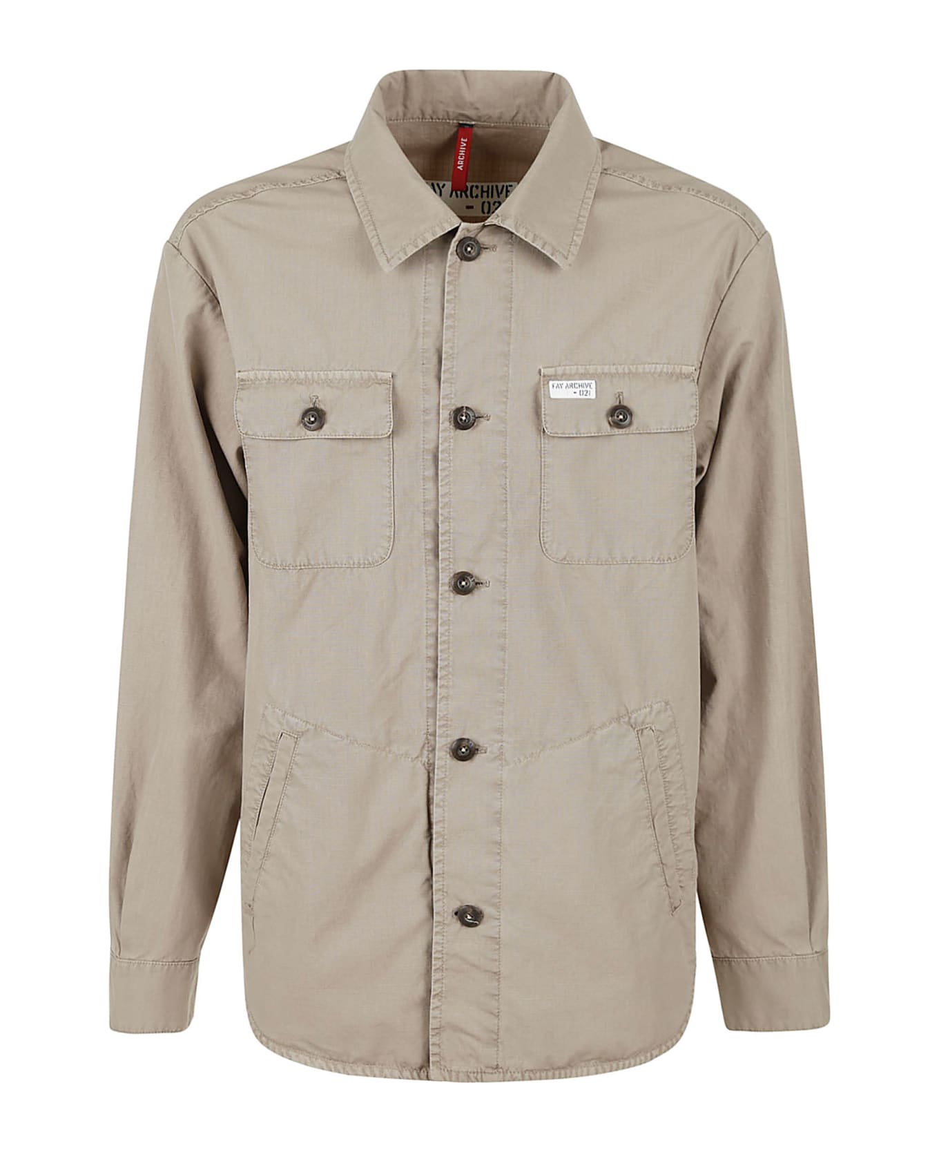 Fay Cargo Buttoned Shirt シャツ