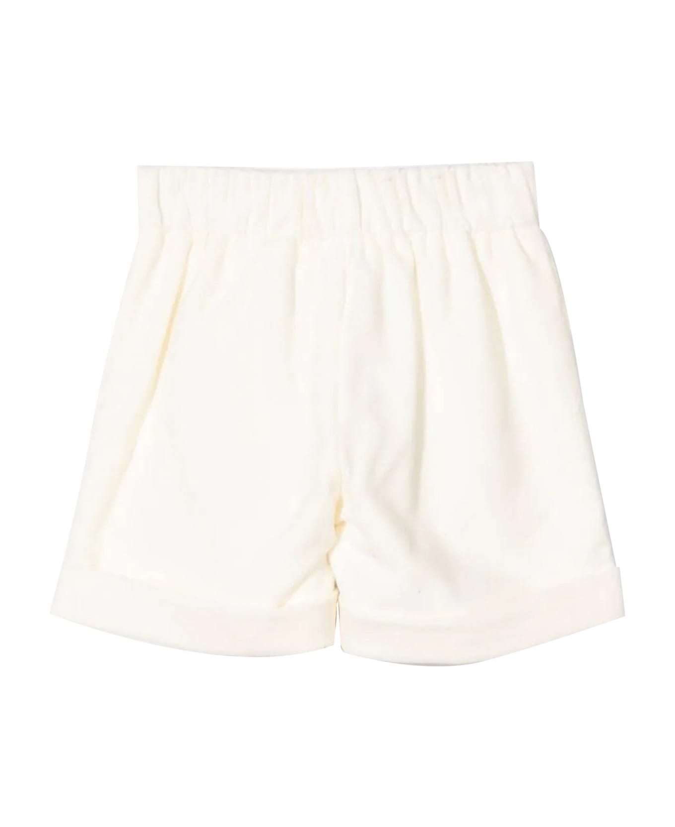 La stupenderia Shorts With Cotton - White