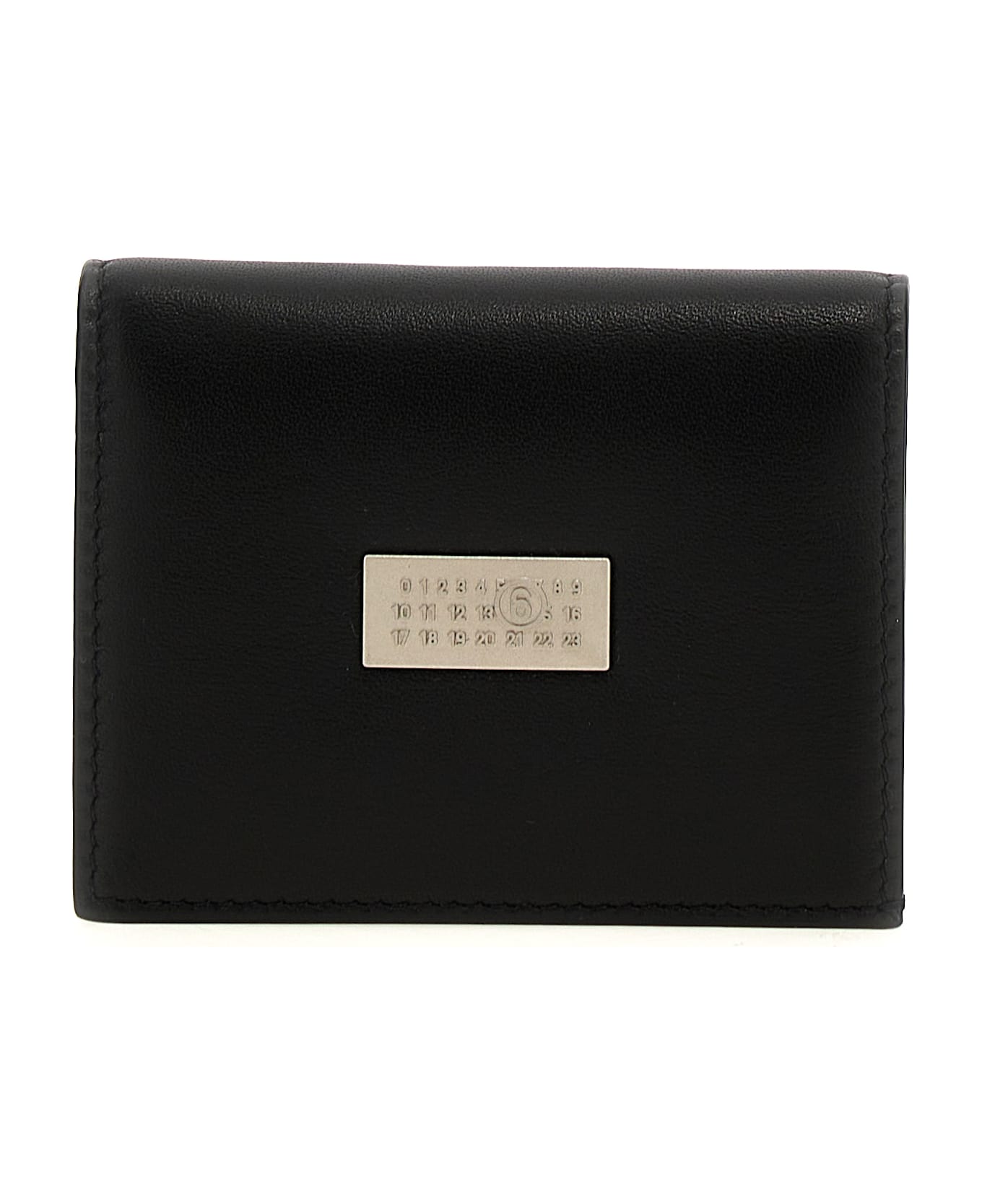 MM6 Maison Margiela Logo Wallet - BLACK