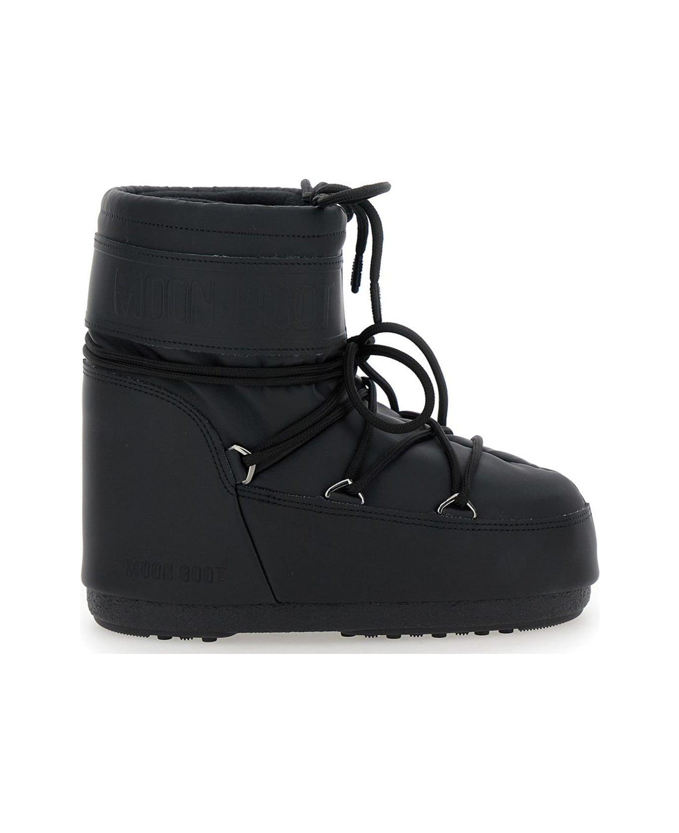 Moon Boot Icon Lace-up Low Boots - Black