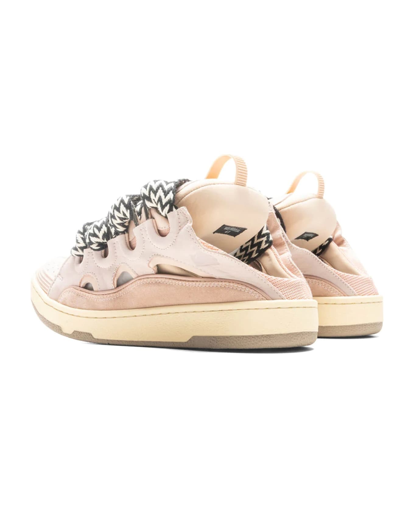 Lanvin Curb Leather Sneakers - Pink スニーカー