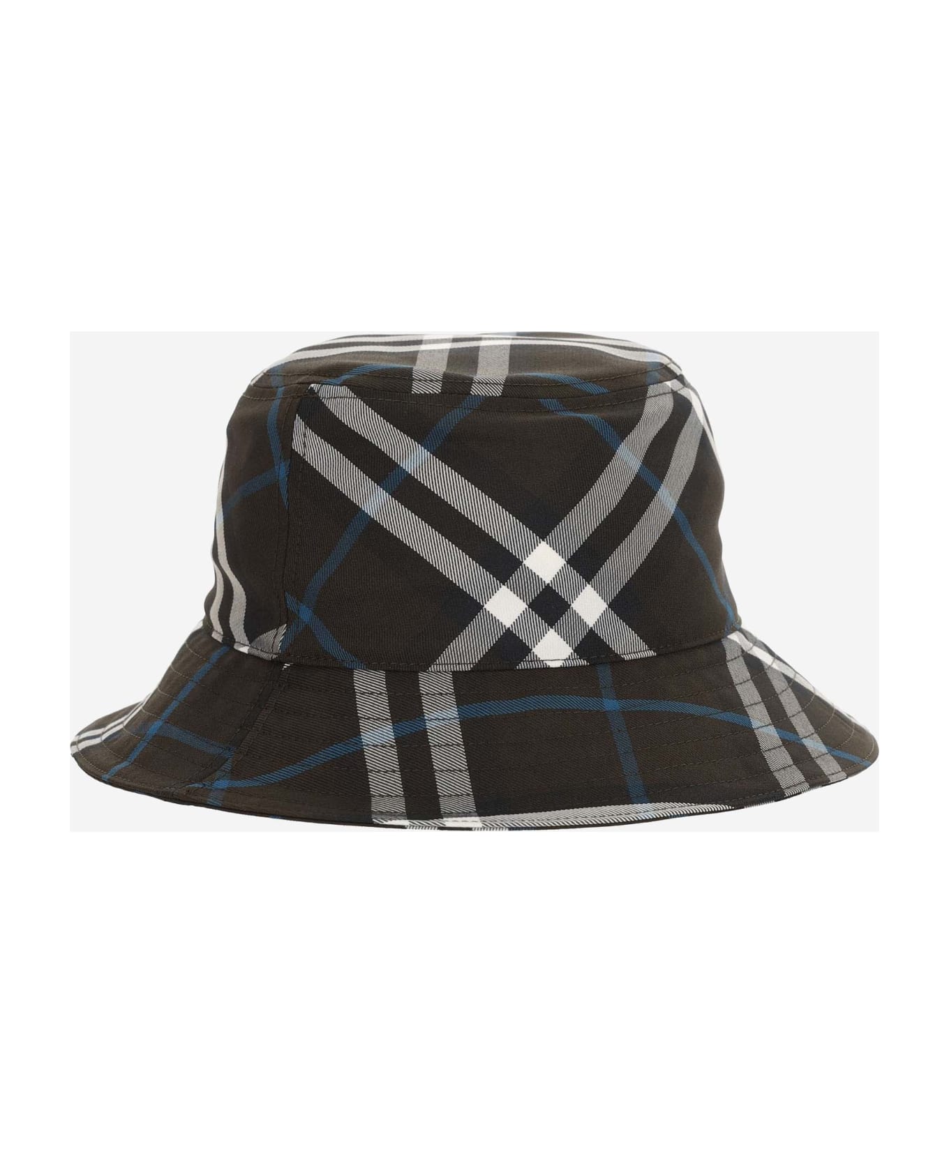 Burberry Twill Bucket Hat - Red
